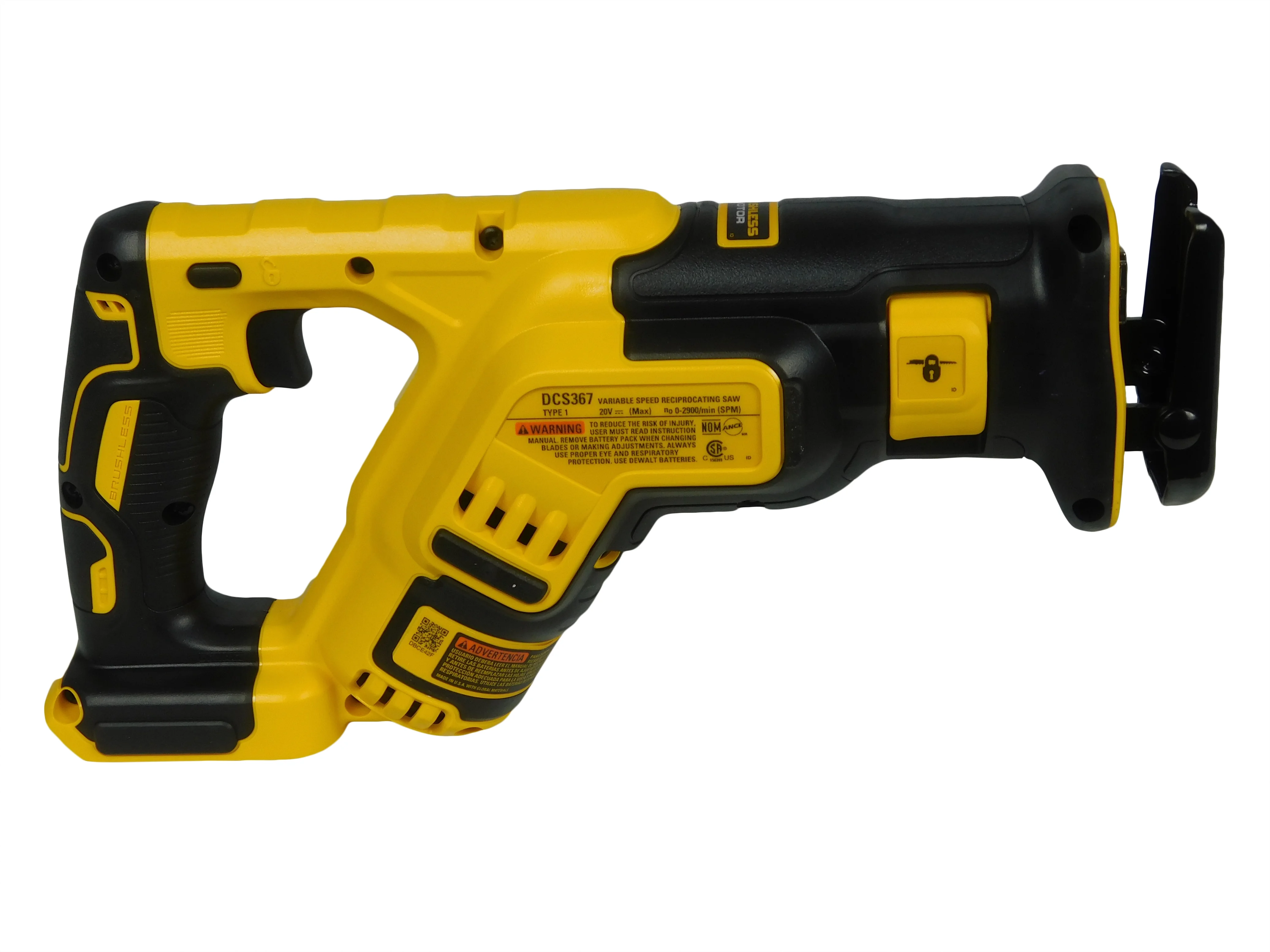 Max XR 20V Brushless Compact Reciprocating Saw DCS367B (Bare Tool) - Image 3