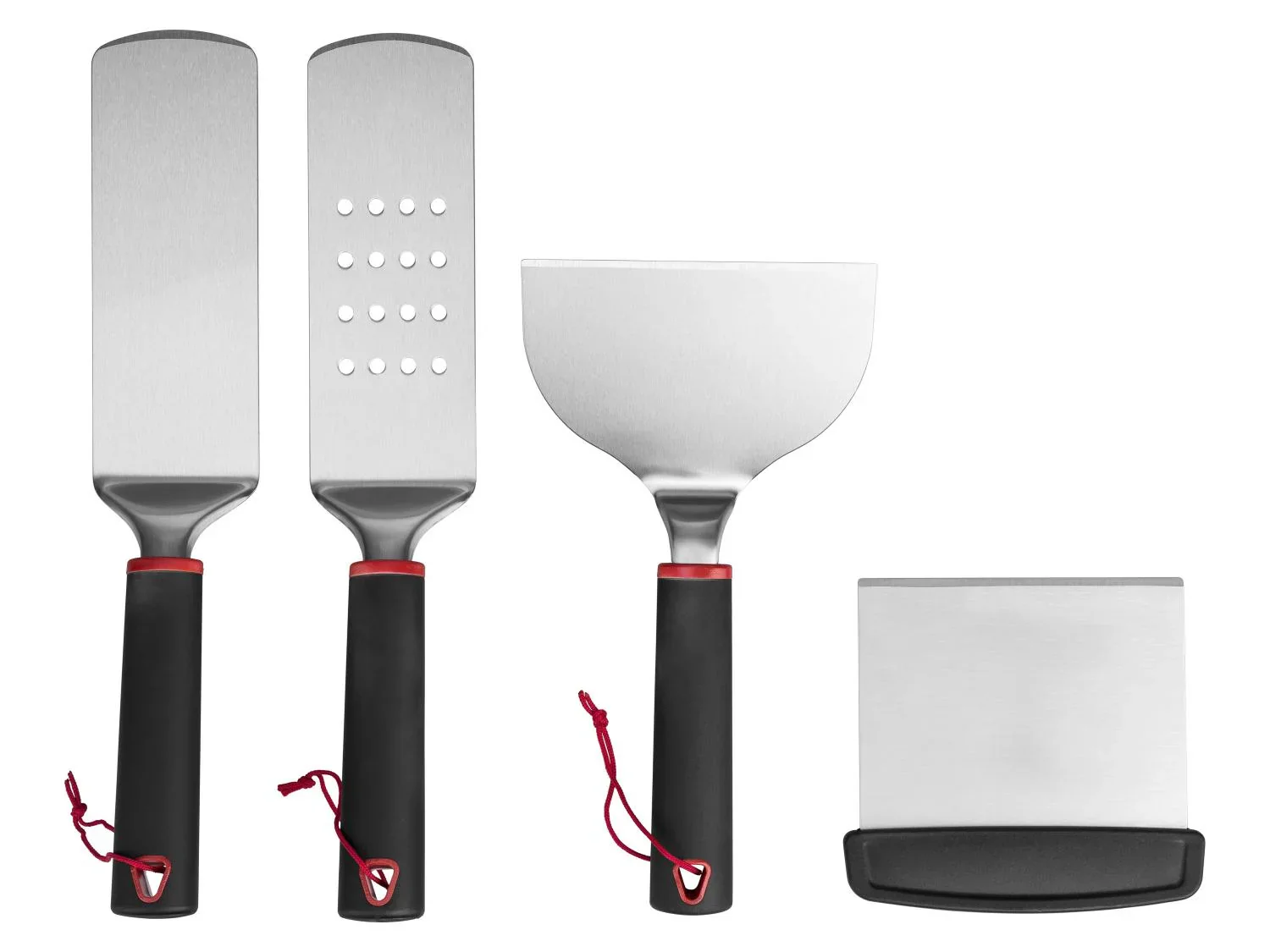 GRILLMEISTER Ustensiles de barbecue en acier inoxydable