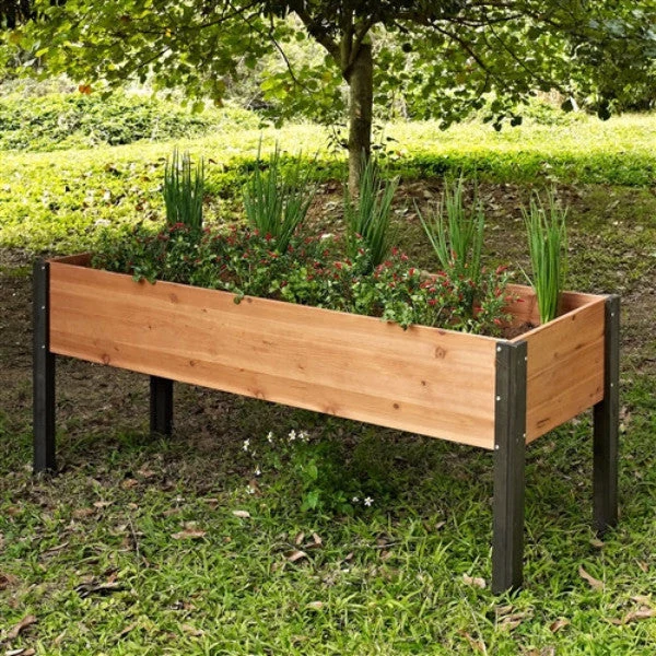 Elevated Outdoor Raised Garden Bed Planter Box 70 X 24 X 29 Inch High