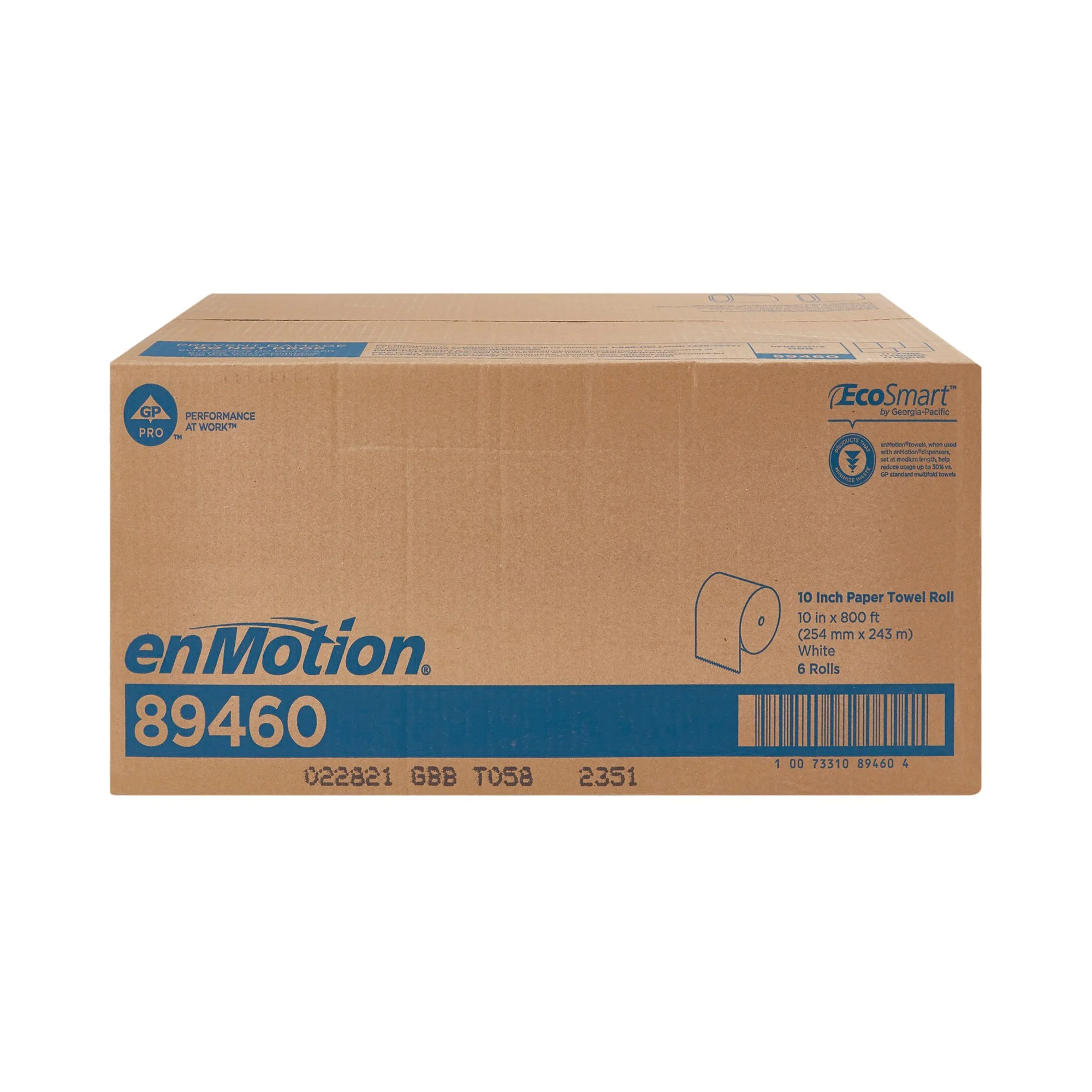 enMotion Paper Towel - 10 Inches x 800 Feet, White, 6 Count