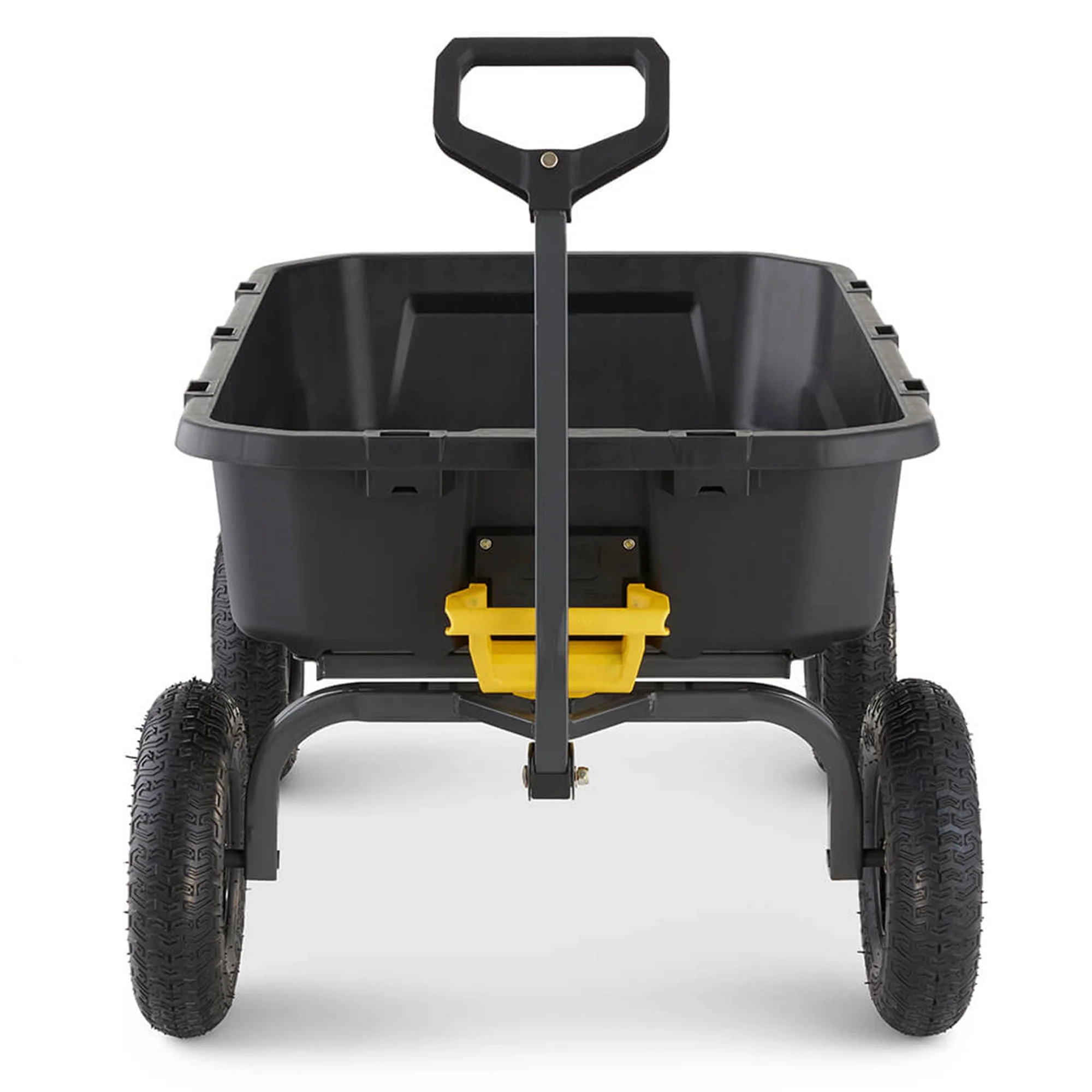 12 Cu Ft Poly Yard Dump Cart with Quick-Release, 1600 lb Capacity, Black - Image 8