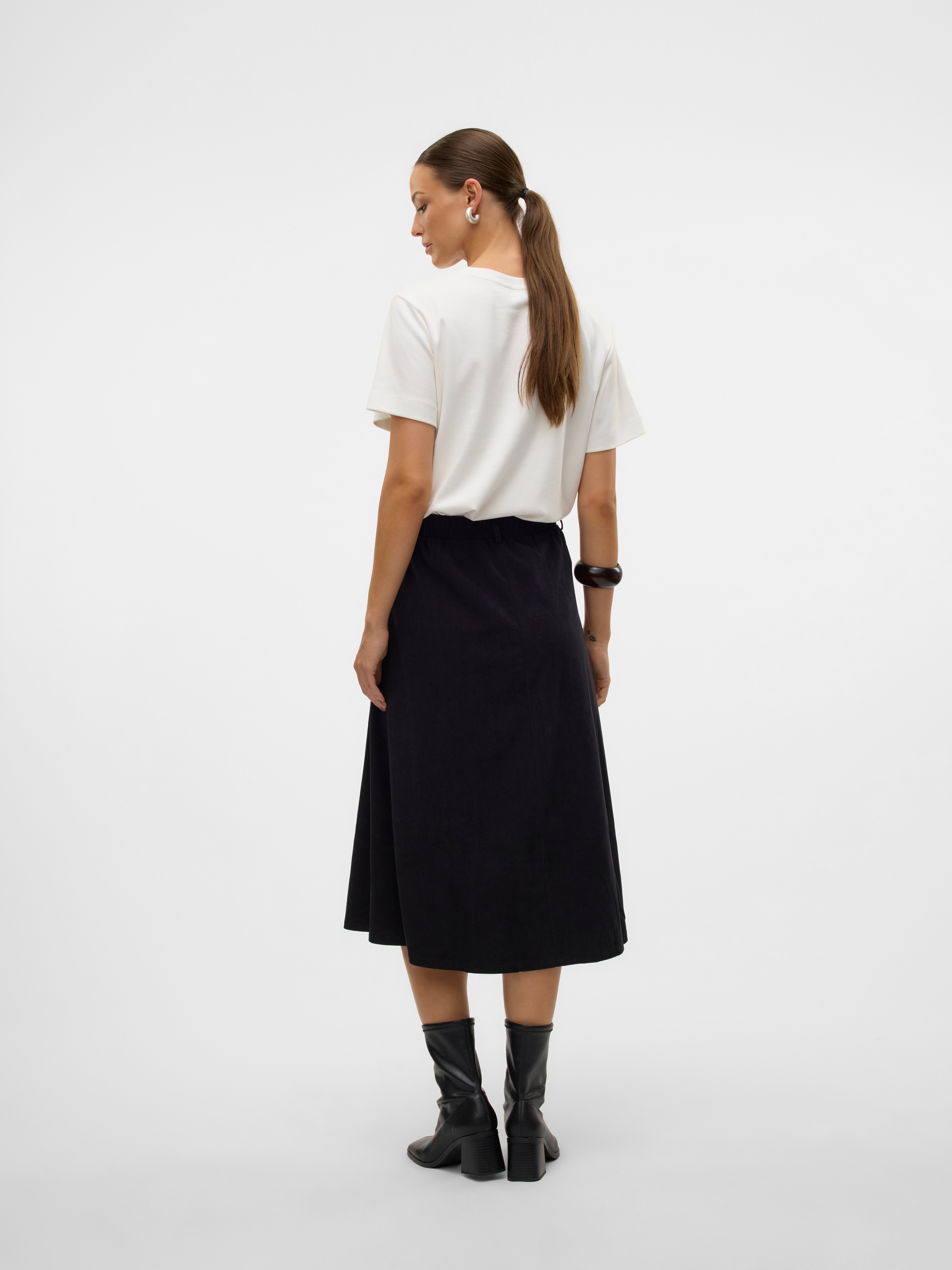 VERO MODA® VMVIENNA High waist Corduroy Midi skirt