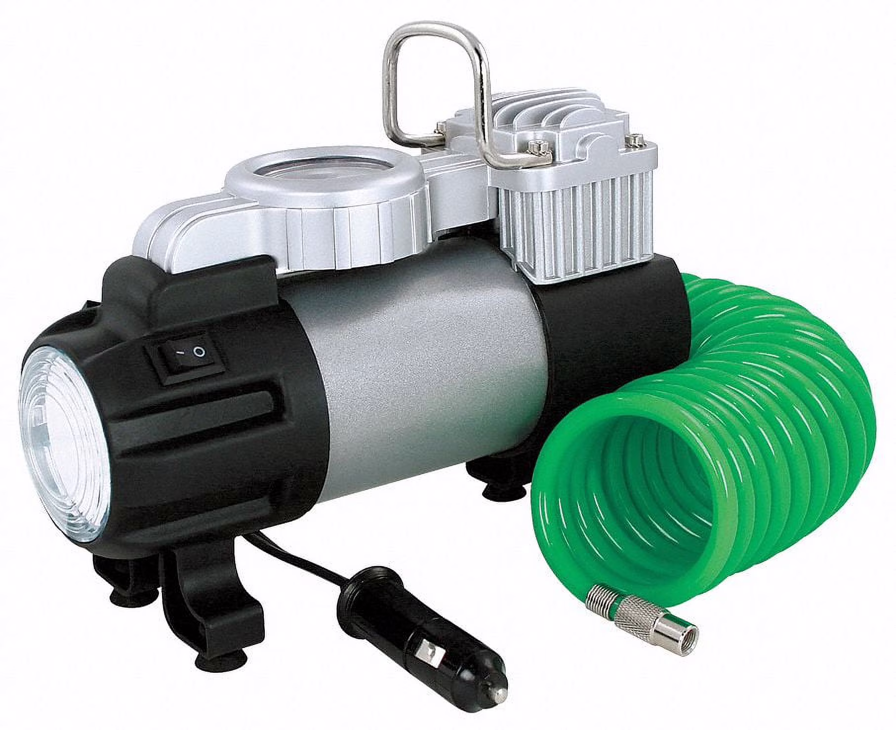 Slime 40031 Metal 12V 150 PSI 1-Stage Air Compressor 15 ft