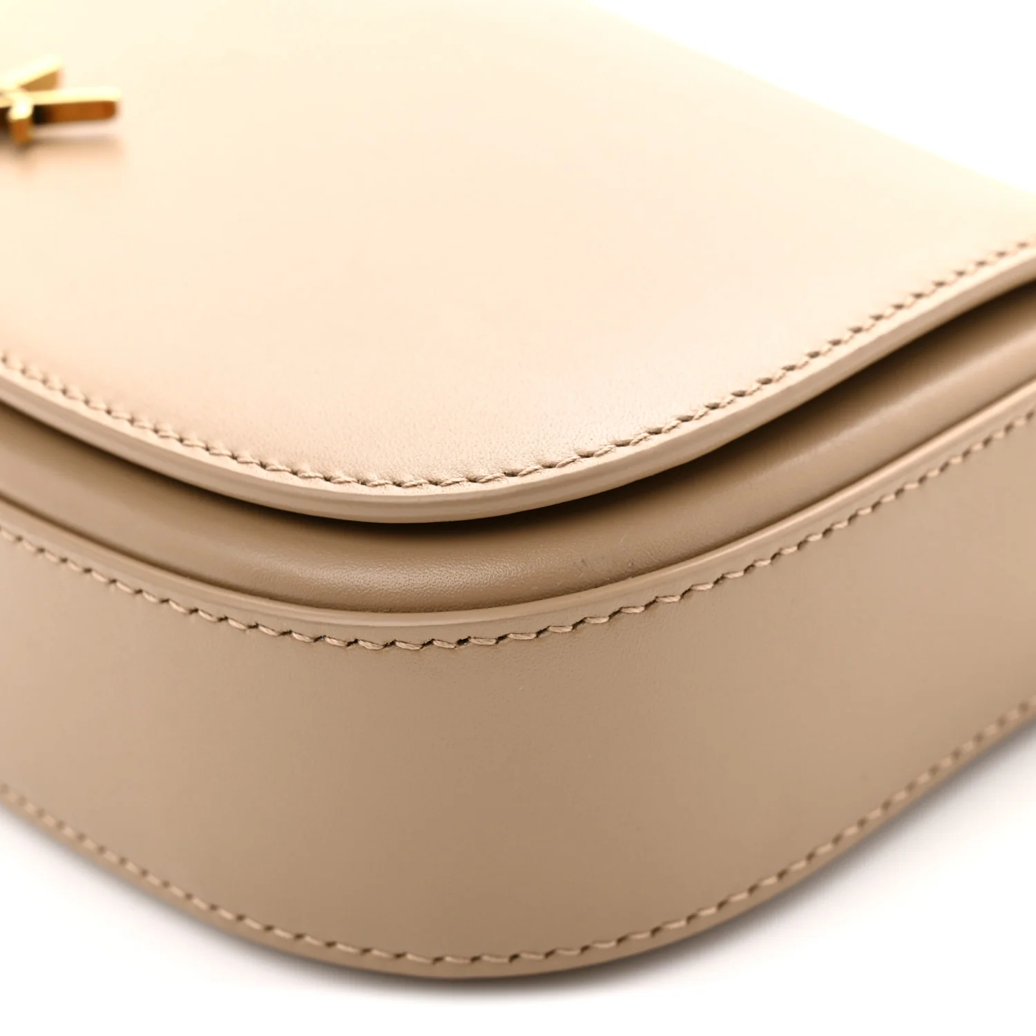 Box Calfskin Mini Voltaire Shoulder Bag Dark Cork