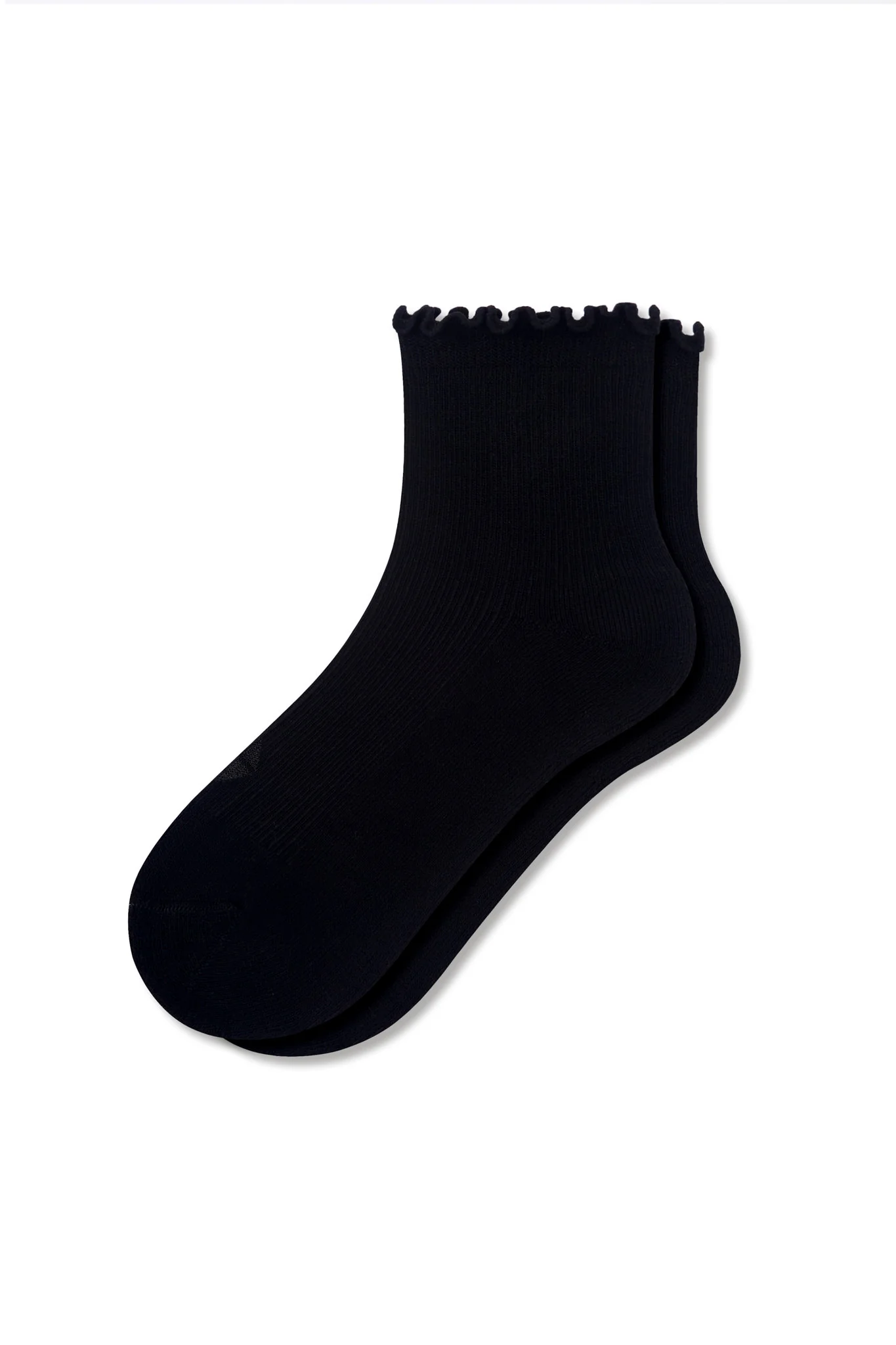 Women's Ruffle Socks in Midnight