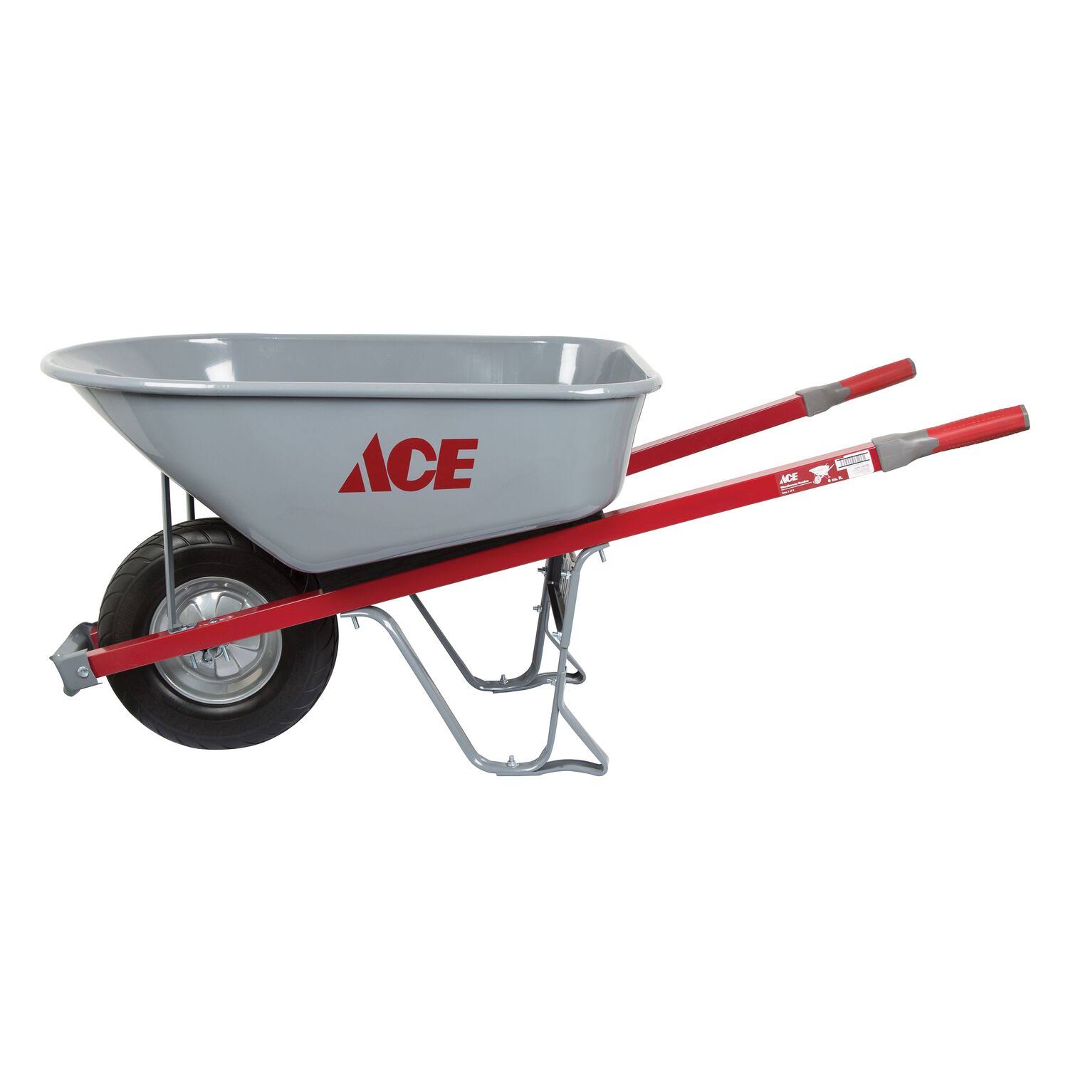 Ace Steel Contractor Wheelbarrow 6 Cu ft