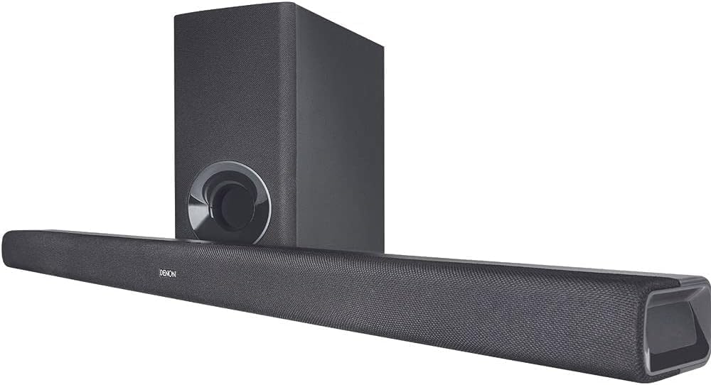 Denon DHT-S316 TV Sound Bar with Subwoofer  Wireless Home Theater Soundbar System | Virtual Surround Sound Technology | Wall-Mountable | Bluetooth Compatibility | Smart & Slim-Profile | Black