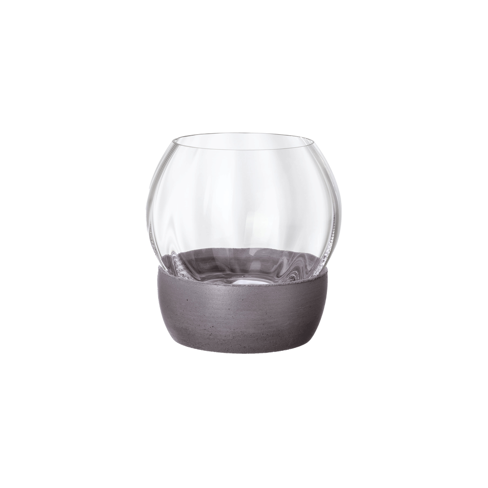 Rose Garden Tealight holder - Clear, 4.4'' x 4.5'', crystal glass