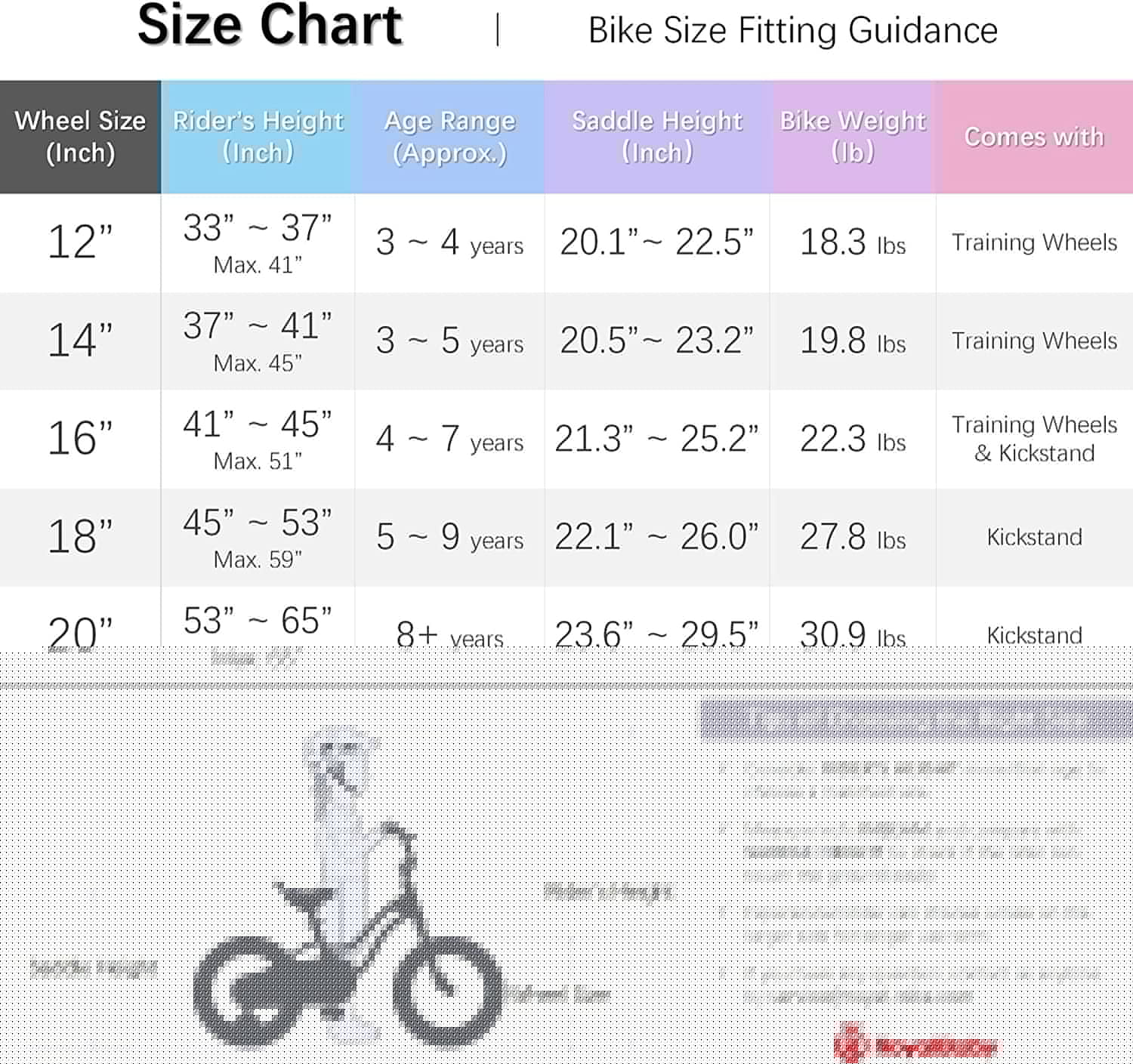 Royalbaby Girls Kids Bike Stargirl 18 In. Bicycle Basket Kickstand Blue Child - S Cycle