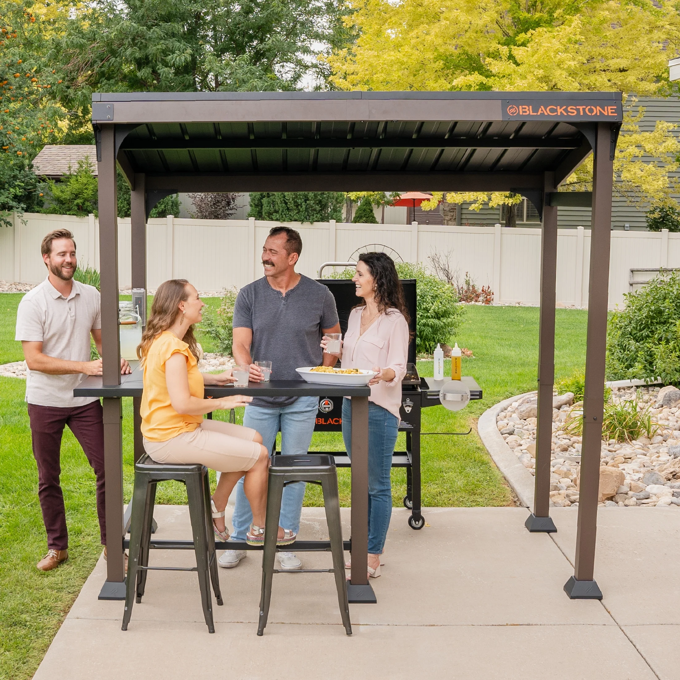 5' x 8' Outdoor Griddle/Grill Pavilion Grill Gazebo(5' x 8') - Image 5