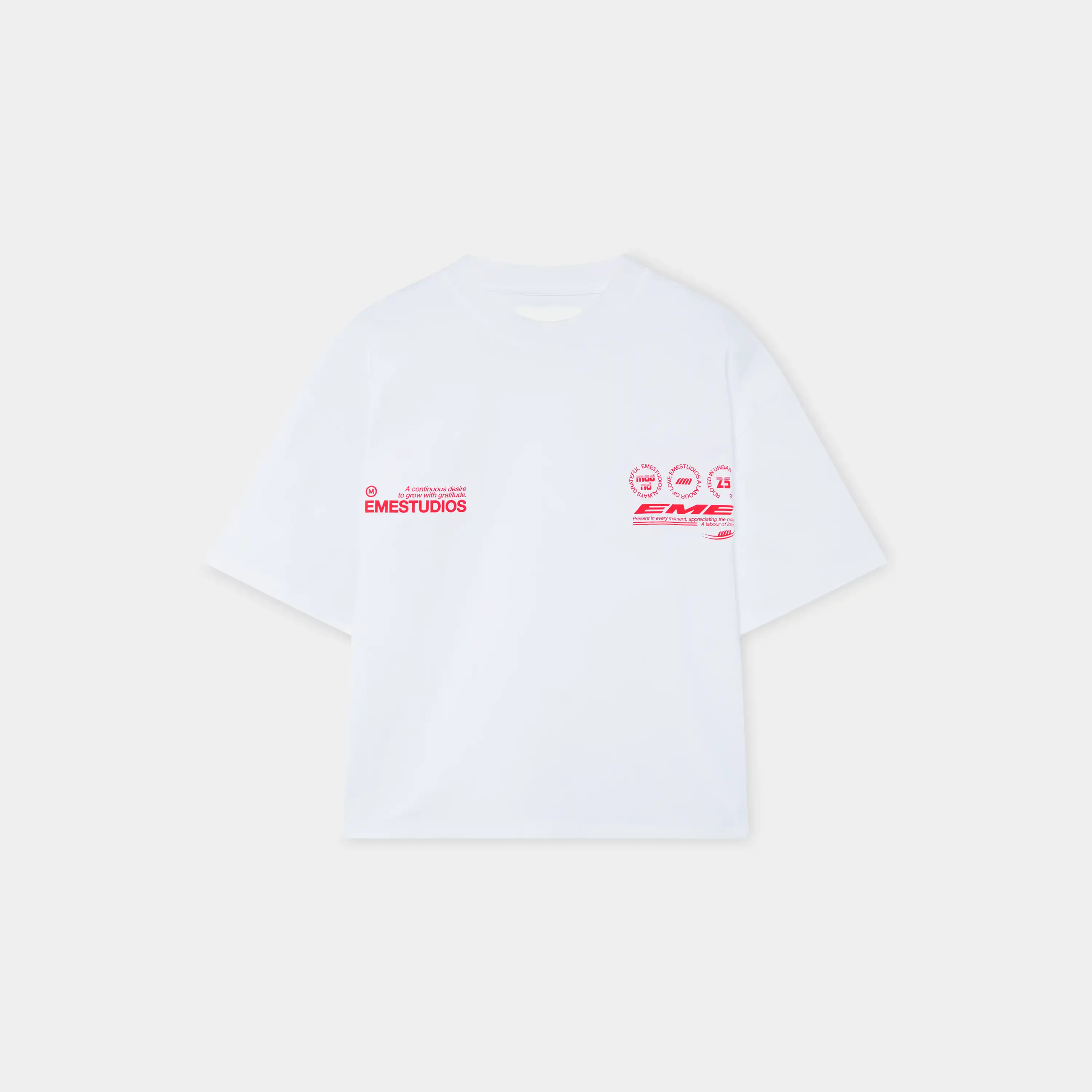 Stamp Pearl Oversized Tee