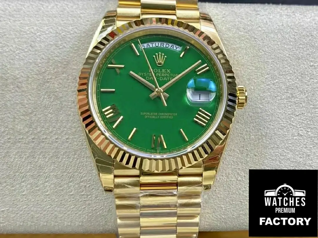 Rolex Day Date M228238-0061 EW Factory Gold Stainless Steel Strap