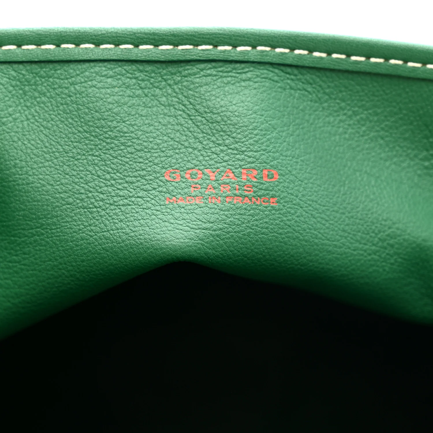 Goyardine Reversible Mini Anjou Green