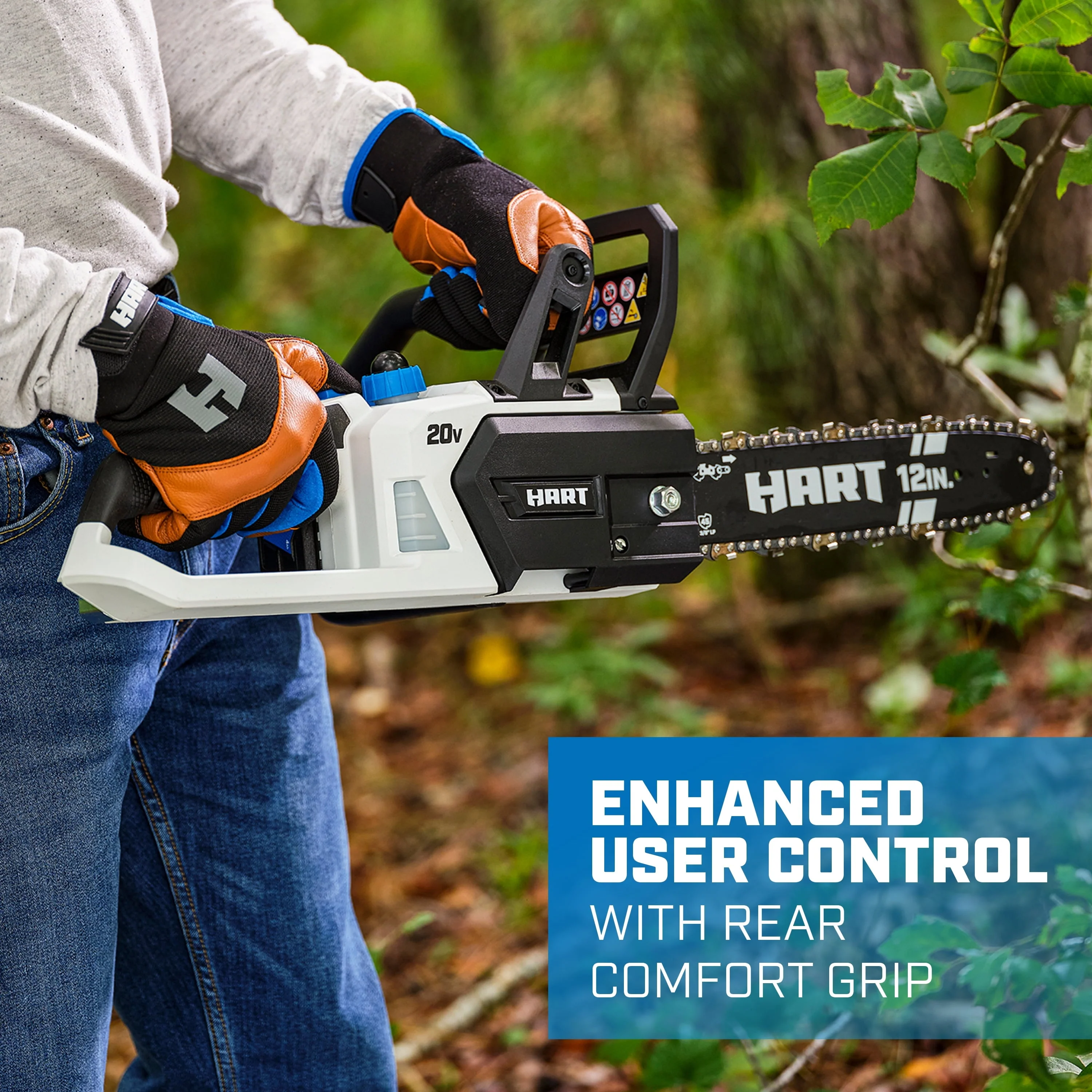 HART 20 Volt 12 Inch Cordless Chainsaw (Battery Not Included)(Battery Included) Image 6