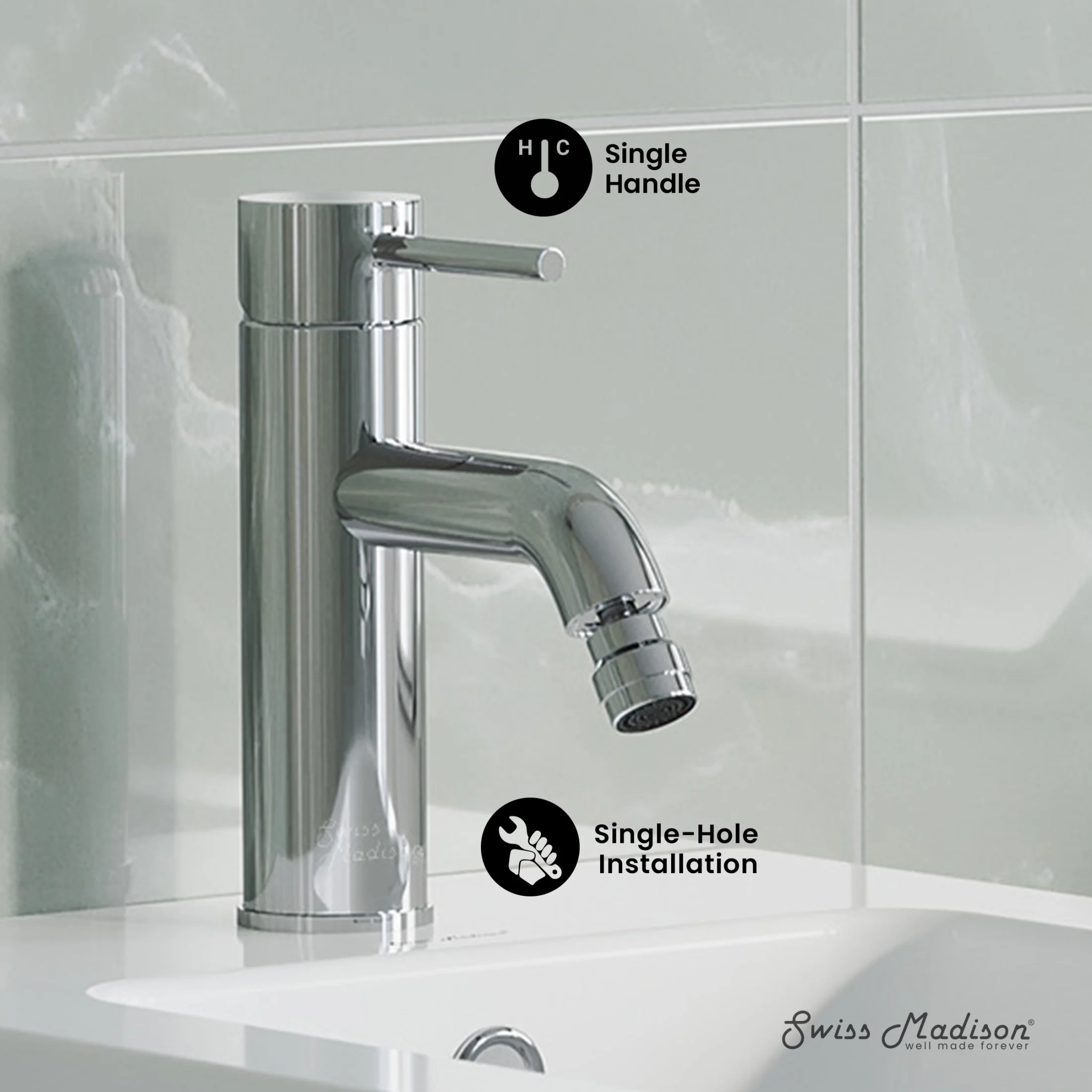 Ivy Bidet Faucet in Chrome
