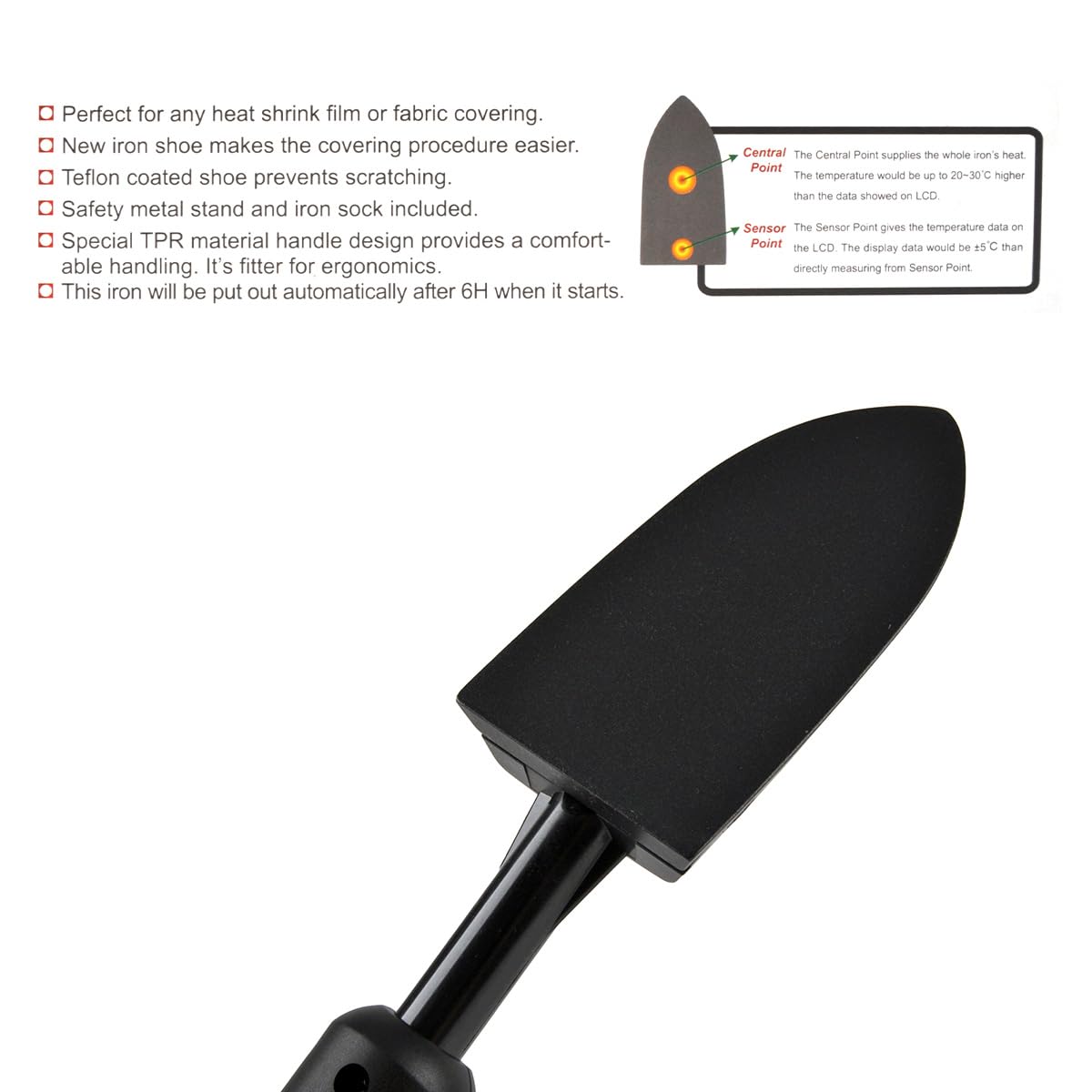 Sealing Iron Electric LCD Digital Veneer Edge Banding Sealing Iron 110V US Standard Temperature 100-220℃
