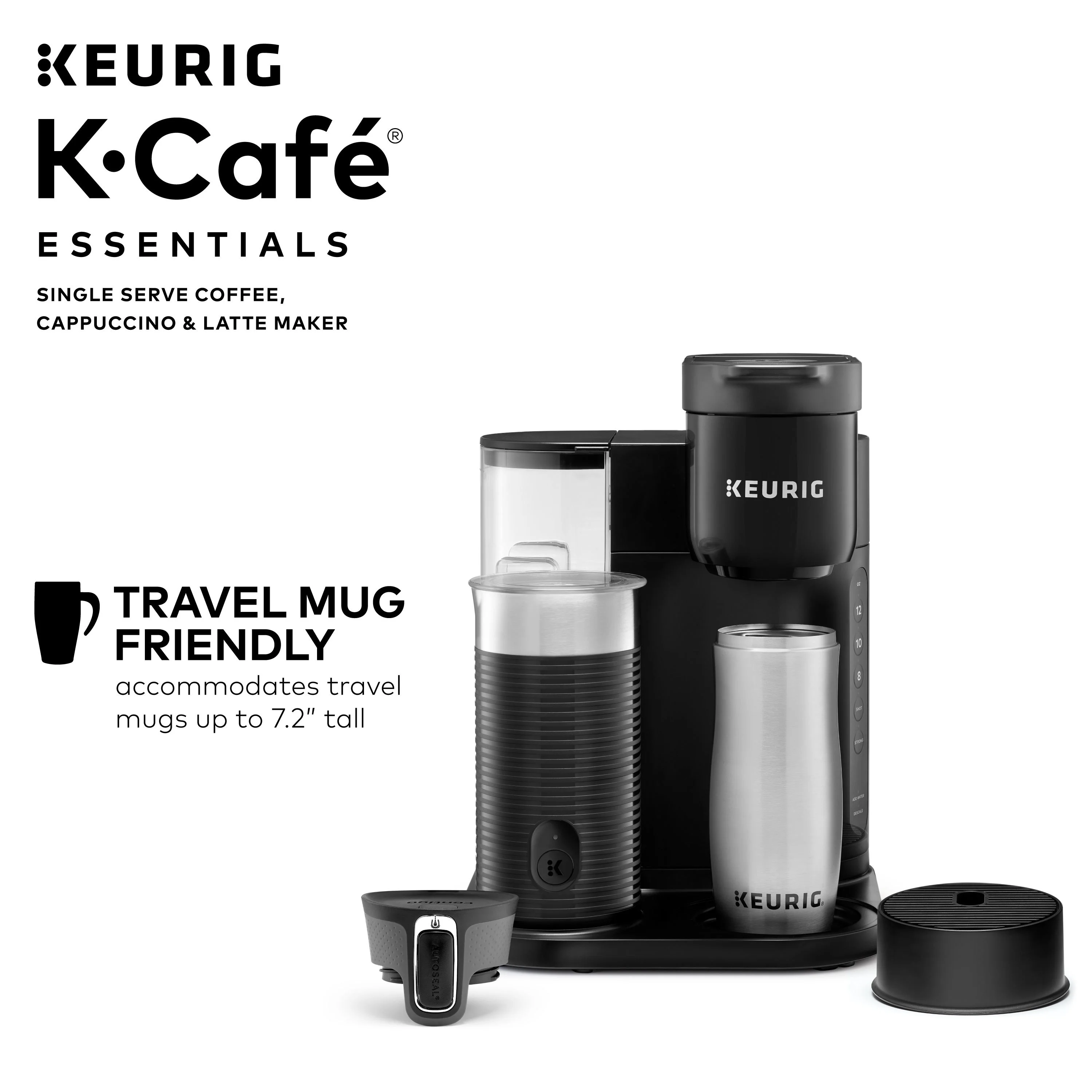 Keurig K - Caf Essentials Single Serve K - Cup Pod Coffee Maker, Black
