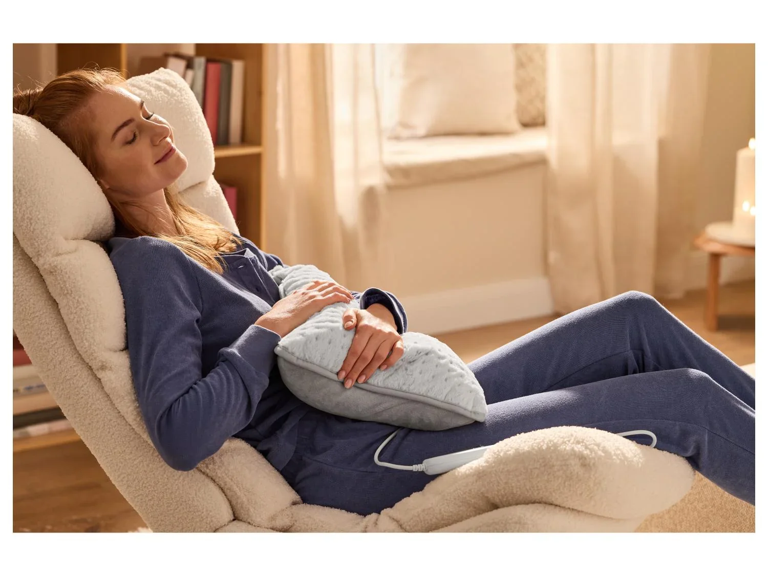 sensiplast Coussin en peluche chauffant SWKK 100 A1