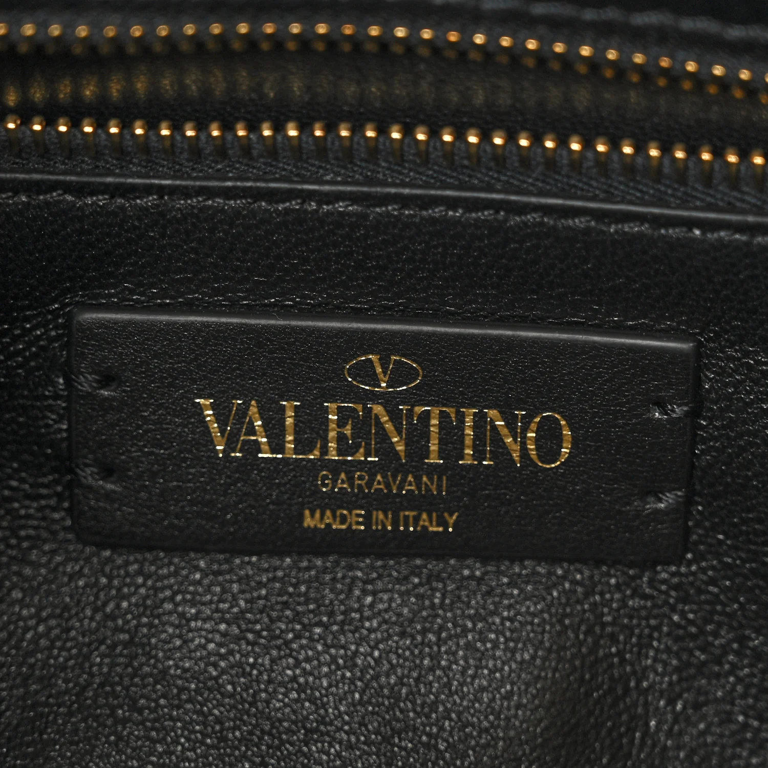 Nappa Medium Roman Stud Shoulder Bag Black
