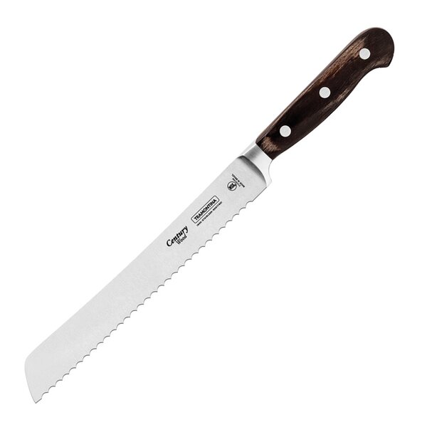 Polywood brødkniv 20 cm brun