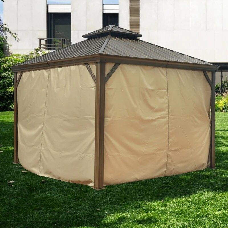 Gazebo de patio en aluminium Alexander 12 pi L x 12 pi P
