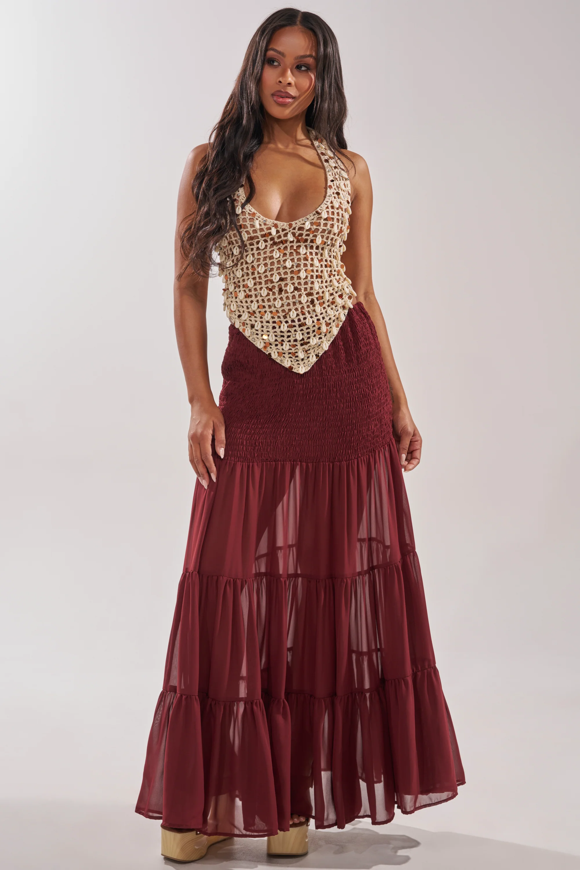 DRIFTING AWAY MAXI SKIRT - Akira Store