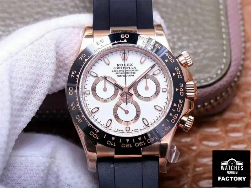 Rolex Daytona M116515LN-0019 Noob Factory White Dial 4130 Movement