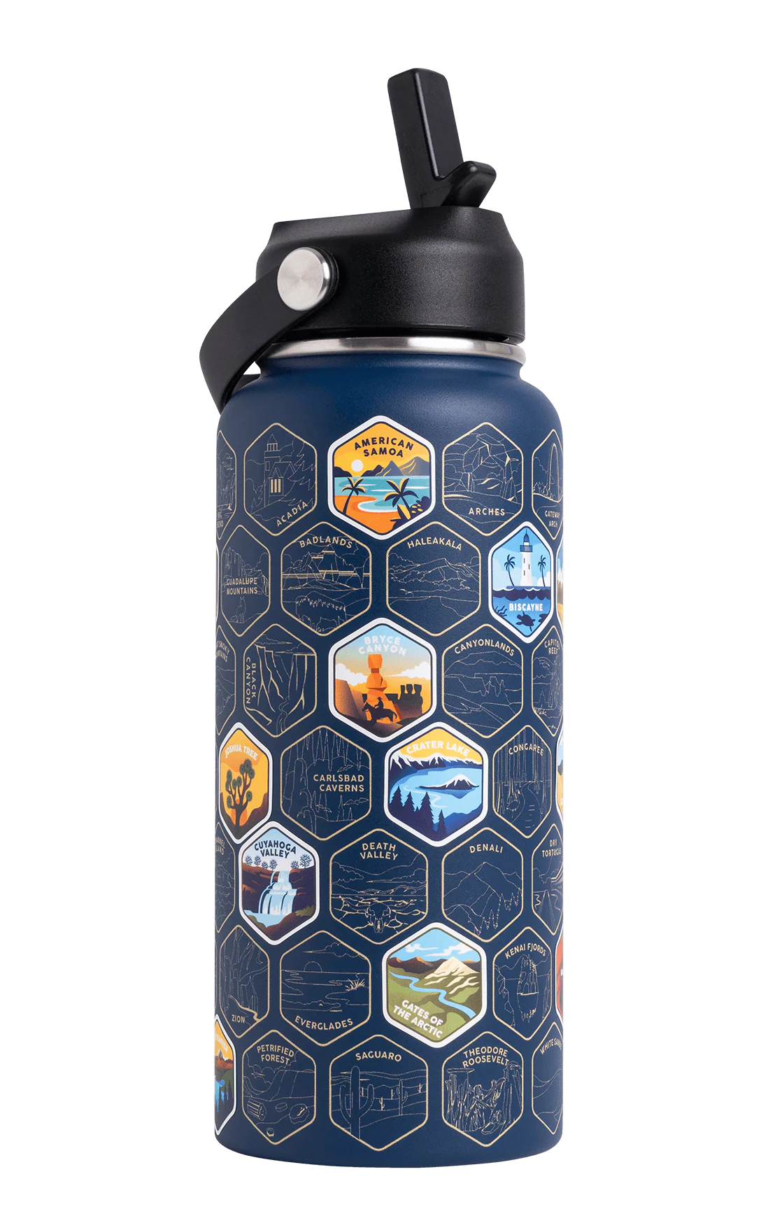 NP63 National Parks Water Bottle + Stickers