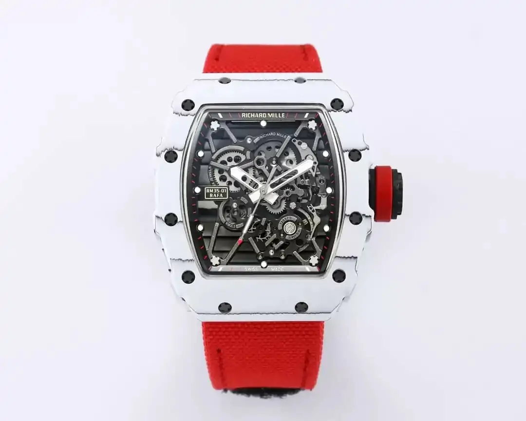 Richard Mille RM35-01 BBR Factory Red Fabric Strap