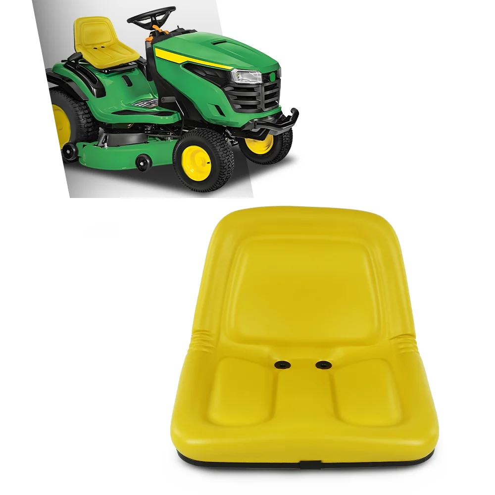 G-Plus Tractor Seat Yellow Fit For John Deere Lawn Mower Garden 318 322 330 332 400 420 430