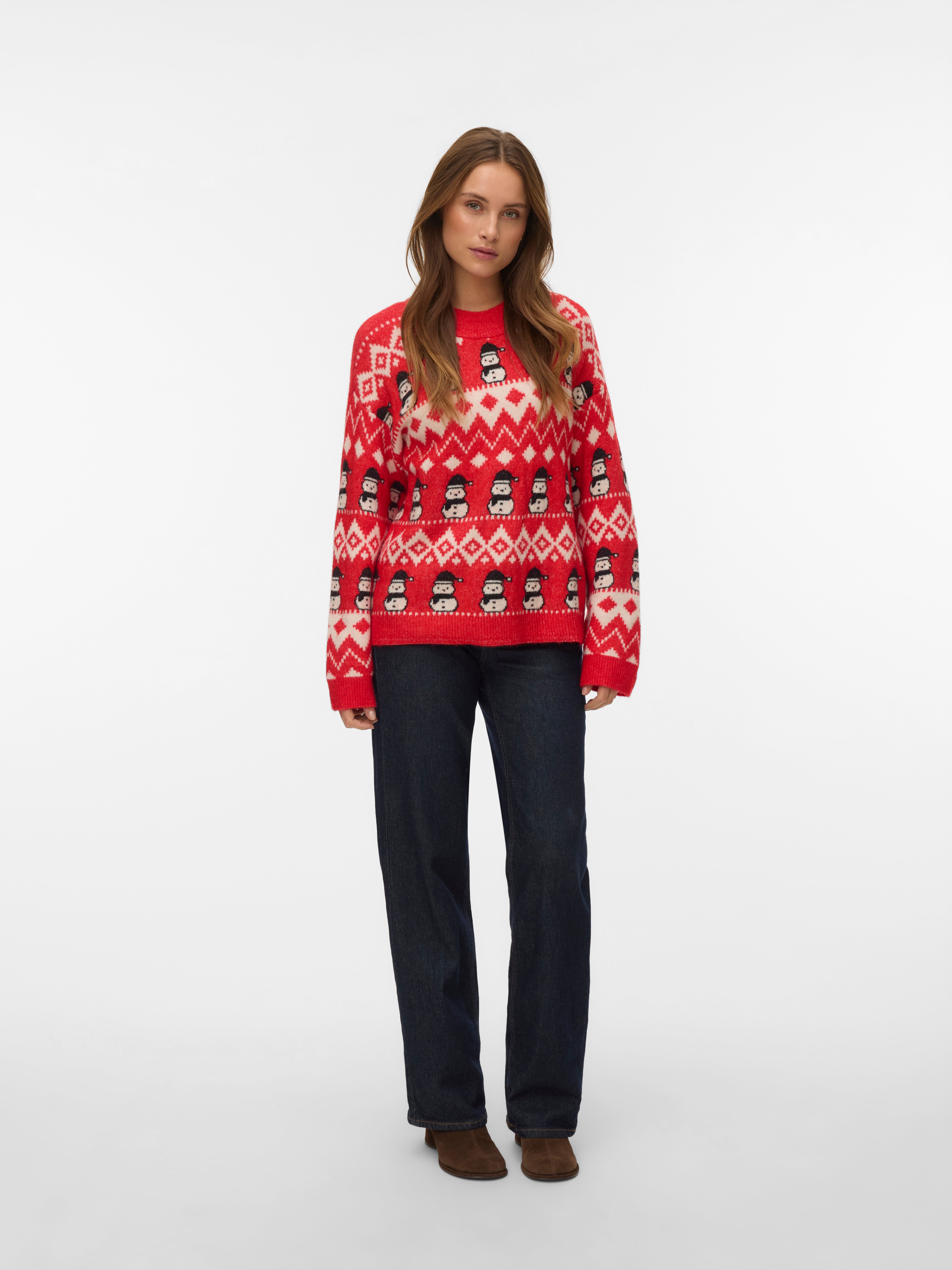 VERO MODA® VMFROSTSNOWMAN Knitted pullover