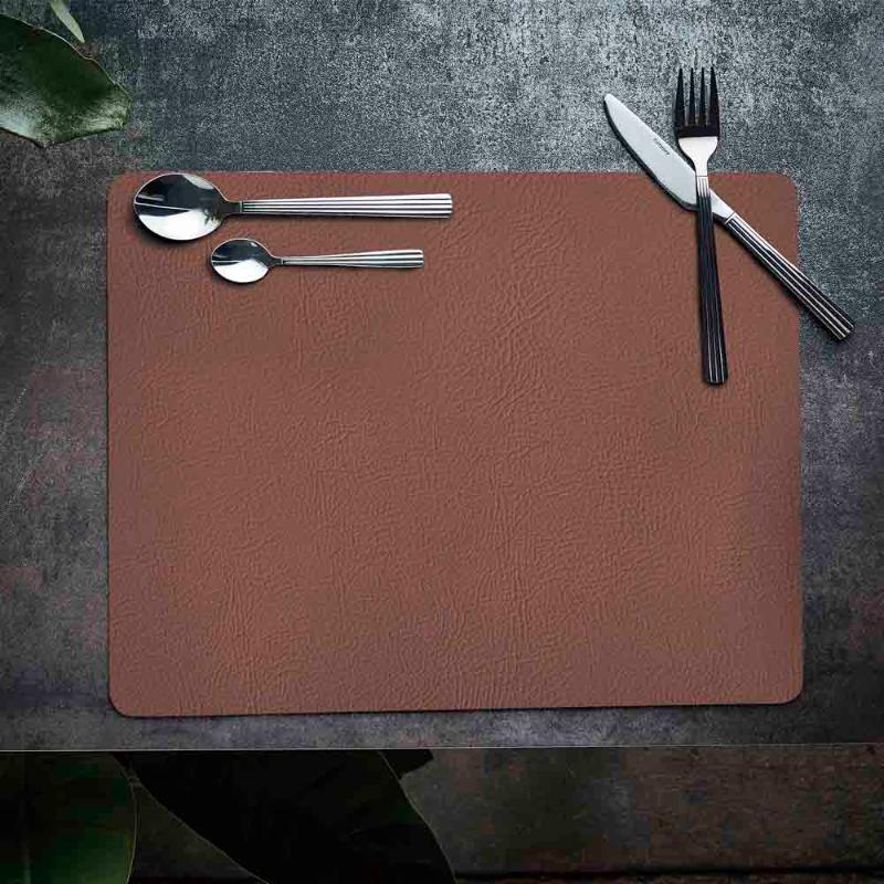 Quadro dekkebrikke 45x35 cm cognac