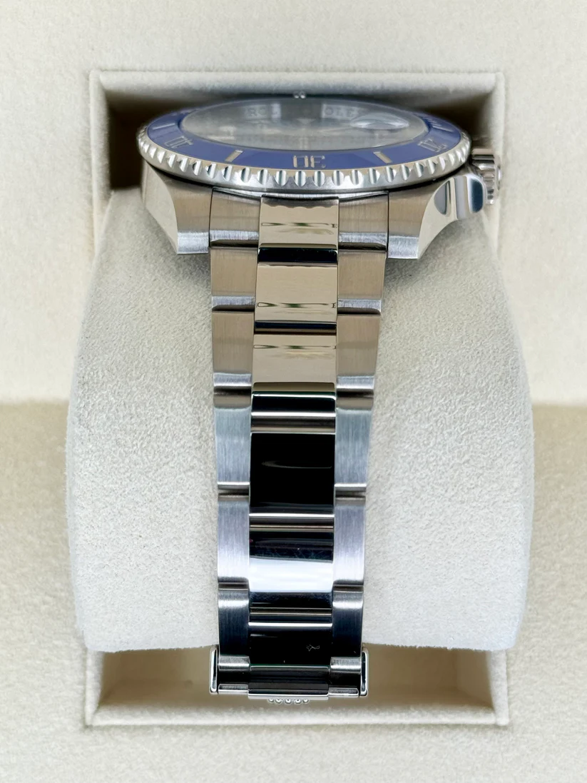 [Super Clone]Rolex Submariner Date Smurf 18ct  41mm White Gold / Blue R116619LB