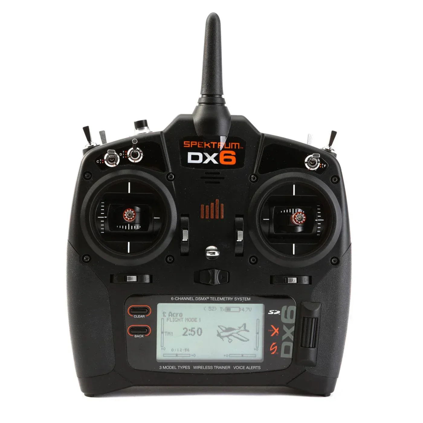 Émetteur Spektrum DX6 à 6 canaux avec récepteur AR610