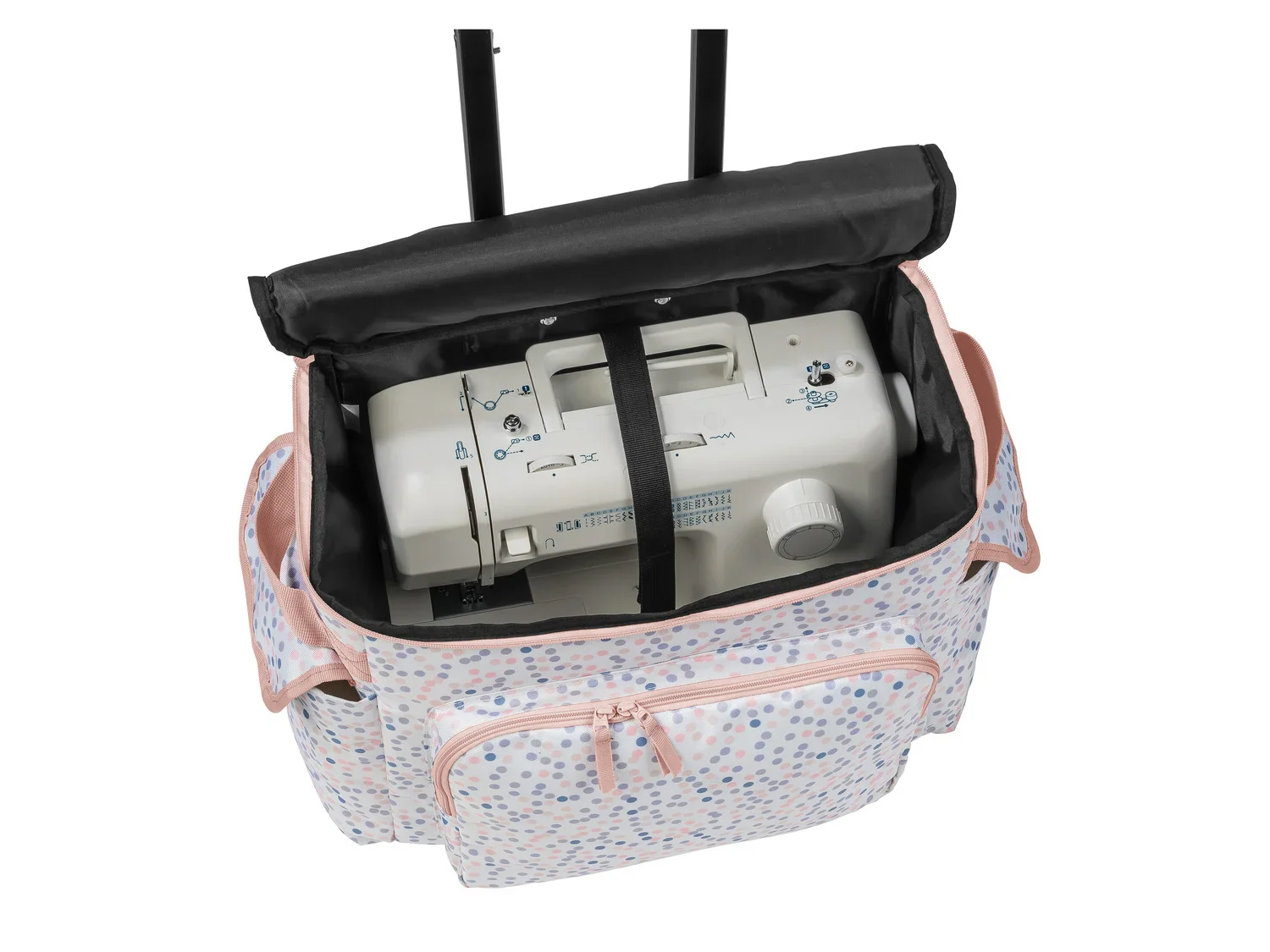 TOPMOVE Sac pour accessoires de tricot ou trolley pour machine  coudre