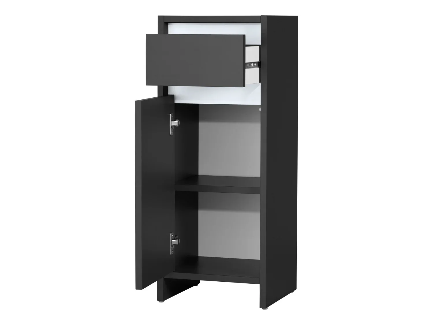 LIVARNO home Armoire latrale de salle de bains Oslo, 32 x 80 x 28 cm, anthracite