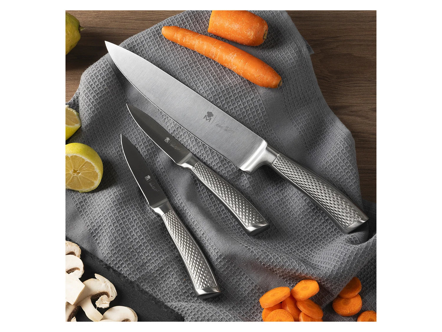 Masterpro Set de couteaux, 3 pices