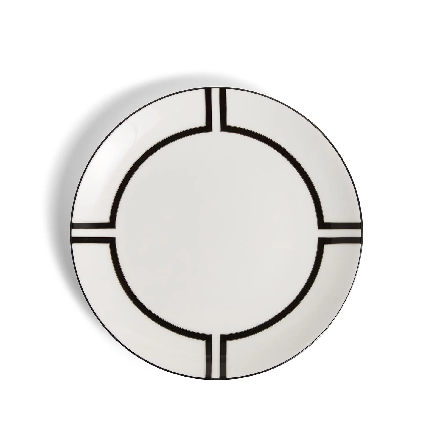 Vera Wang Luxe Graphite Salad Plate