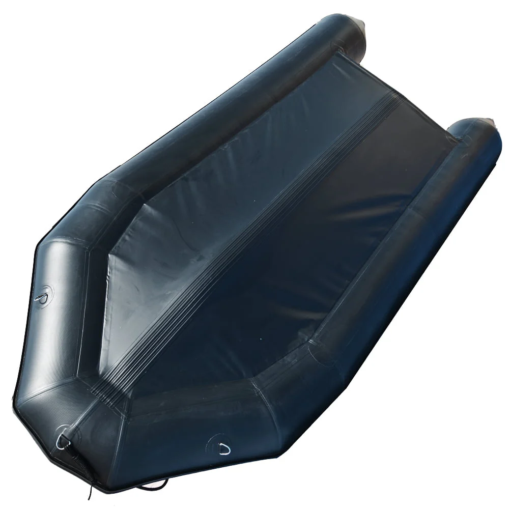 BRIS 12.5ft Inflatable Boat Inflatable Fishing Rescue Dive Boat Dinghy Raft Pontoon Boat