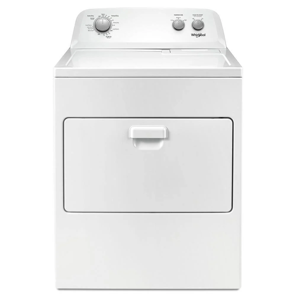 7.0 cu. ft. Electric Dryer. AutoDryTM System. Wrinkle ShieldTM. White