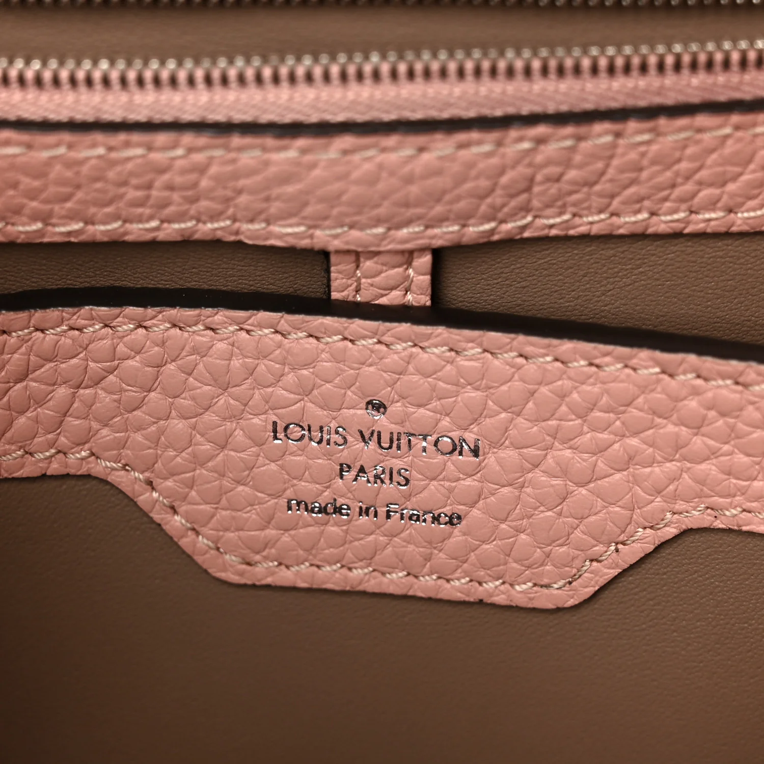Taurillon Snakeskin Capucines PM Magnolia