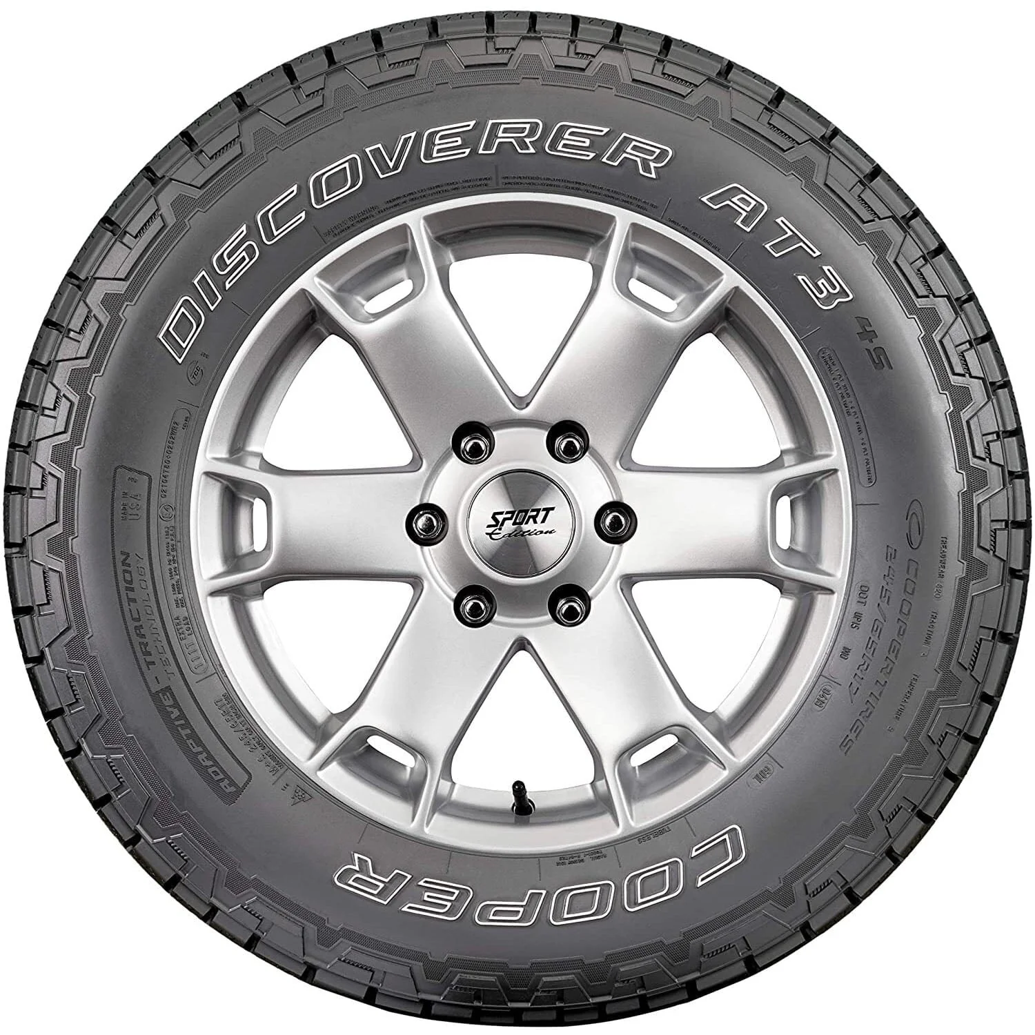 Cooper Discoverer A/T3 4S All-Terrain 275/65R18 116T Light Truck Tire