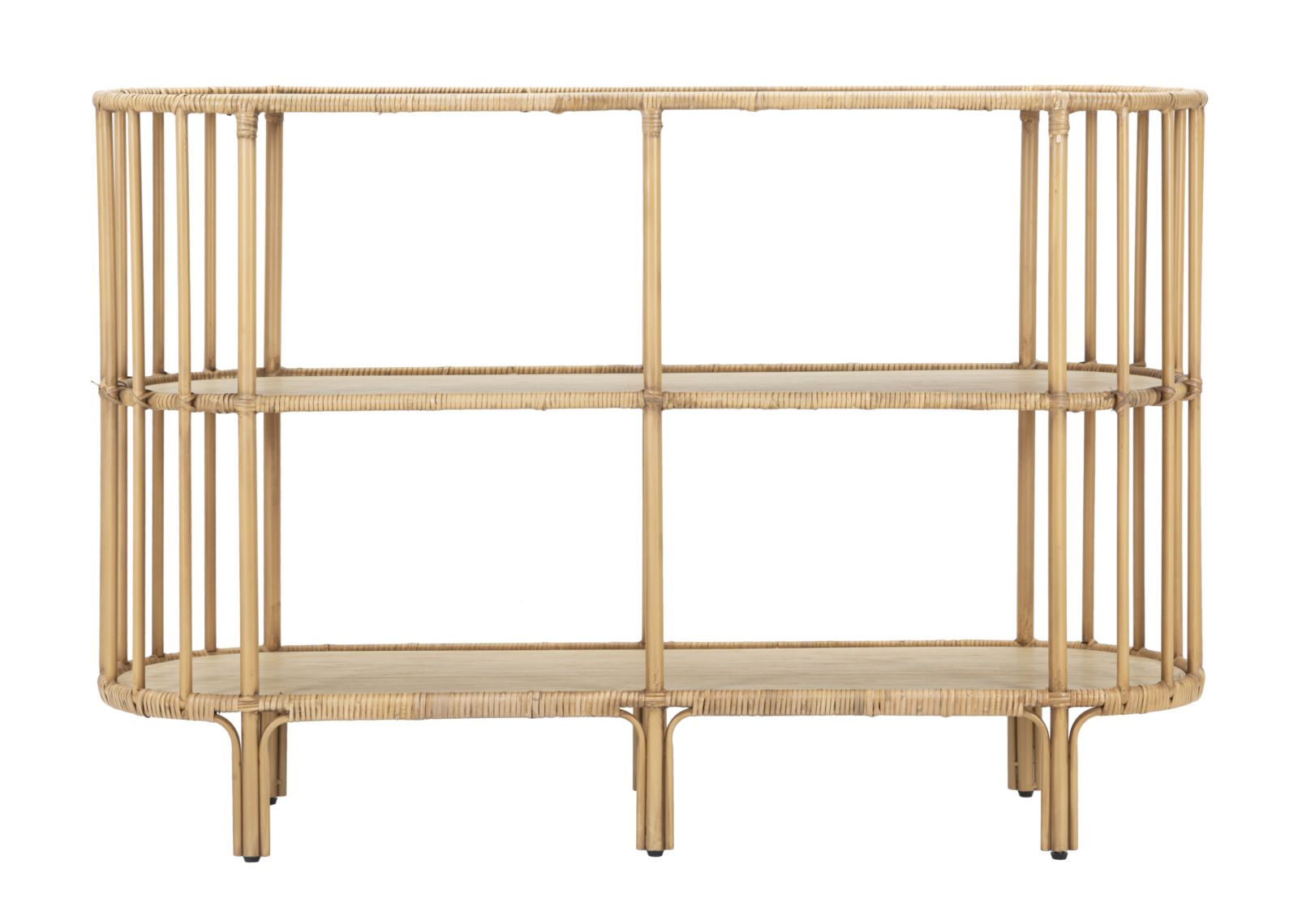 Mauro Ferretti Panama Console met 3 planken in bruin metaal