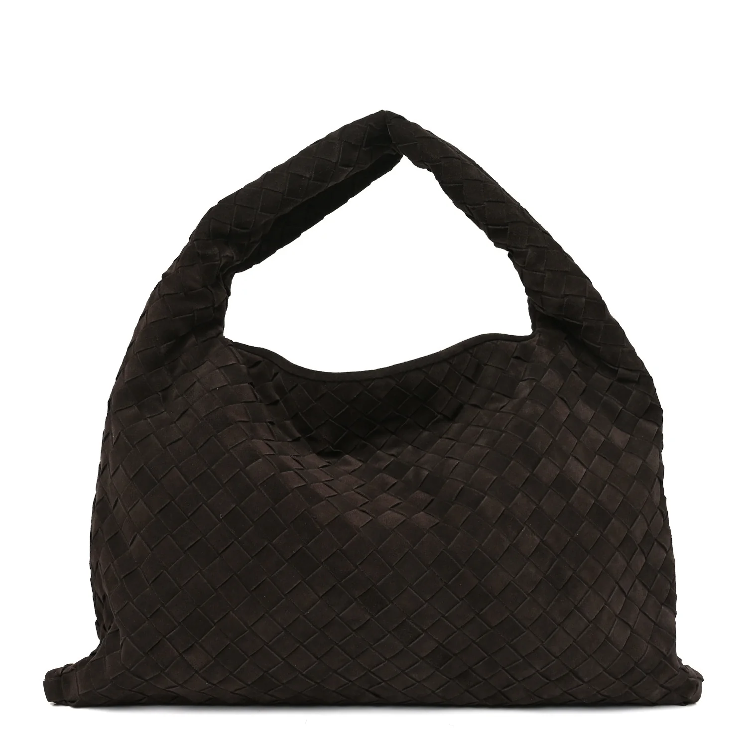 Suede Intrecciato Small Hop Fondant