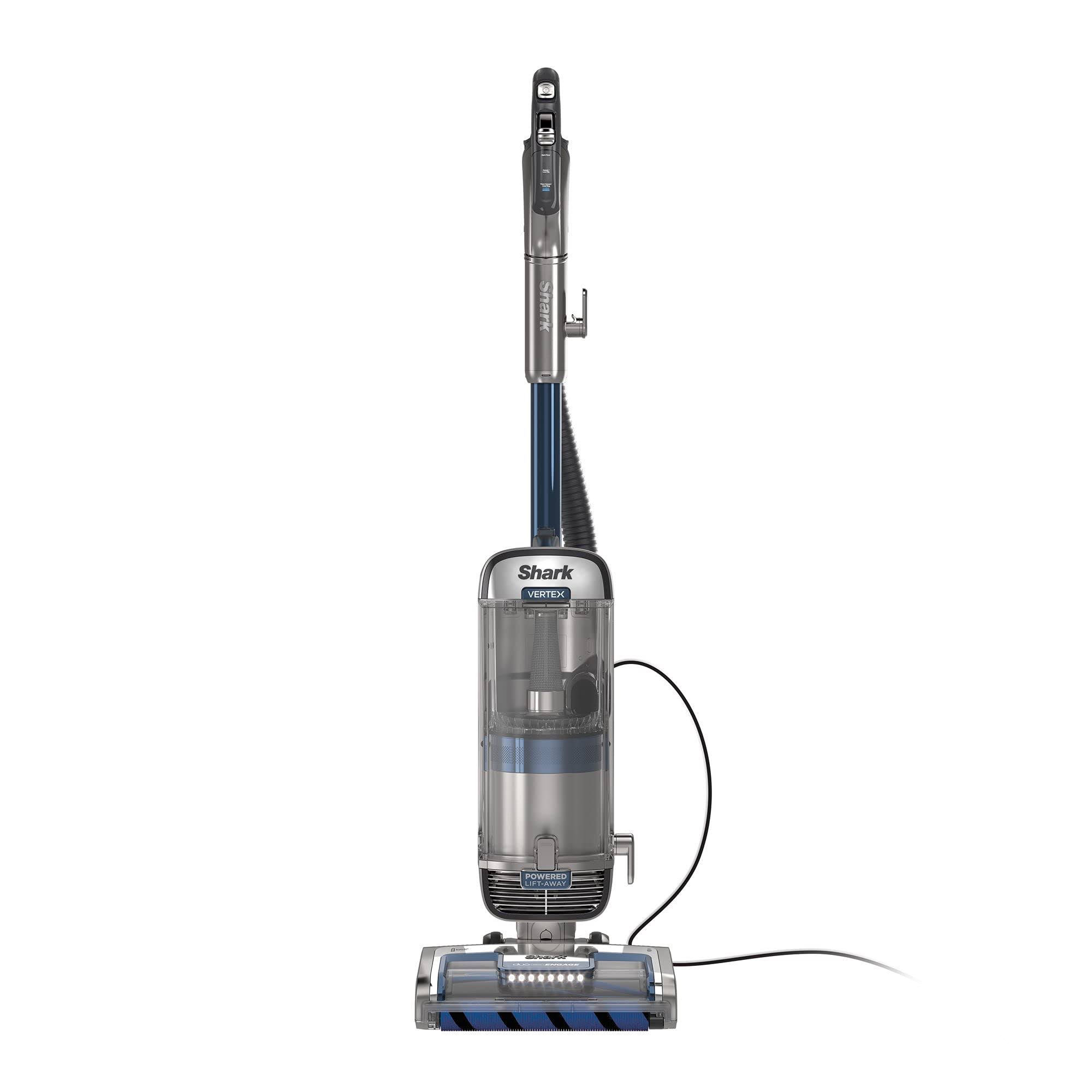 Shark AZ2000 Upright Vacuum Vertex DuoClean PowerFins Powered Lift-Away Self-Cleaning Brushroll and HEPA Filter, 1 Quart Dust Cup Capacity, Blue