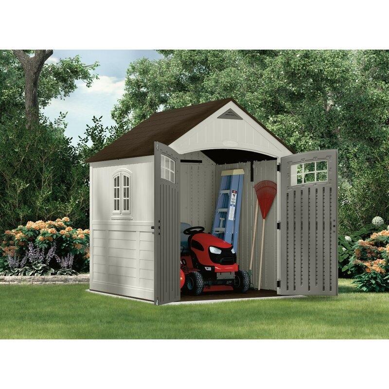 Abri de jardin en plastique Cascade de 2,13 m de large x 2,13 m de profondeur