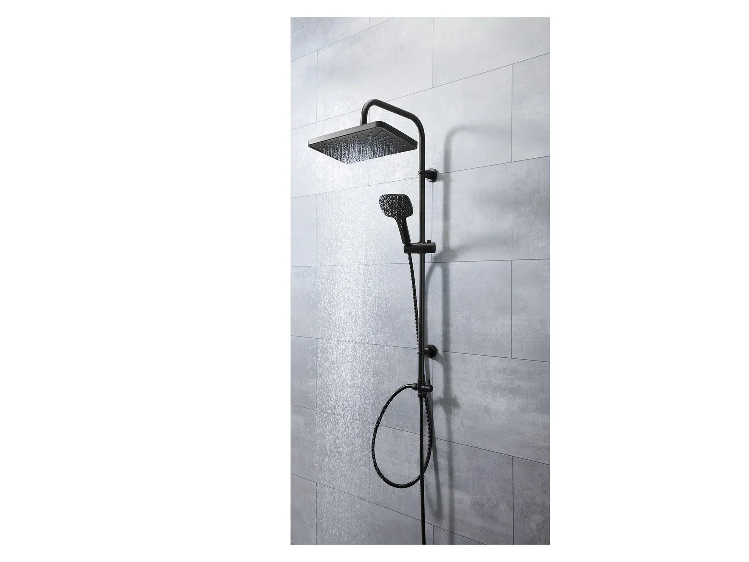 LIVARNO home Colonne de douche XXL avec systme anti-gouttes