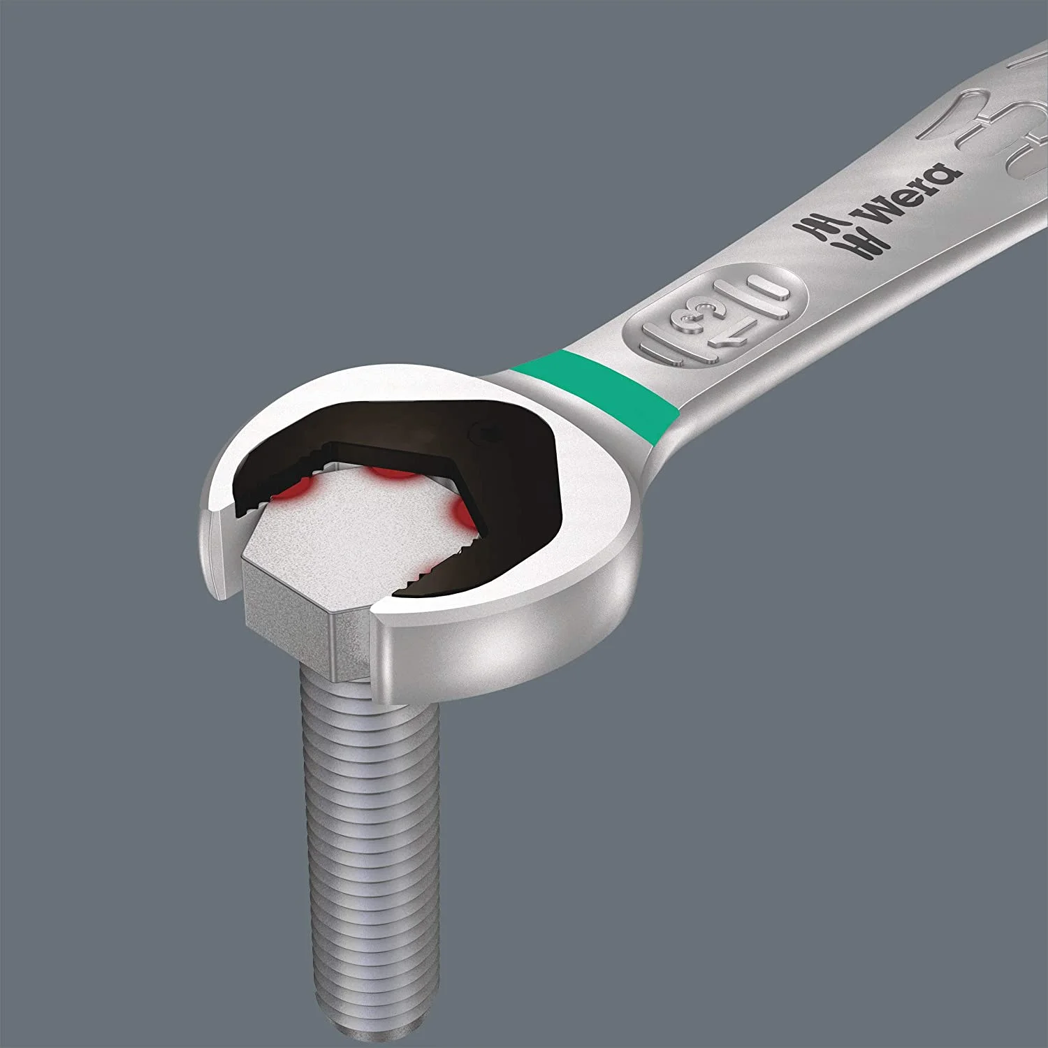 Combo Wrench St,Steel,Chrome,Standard 05020022001 - Image 5