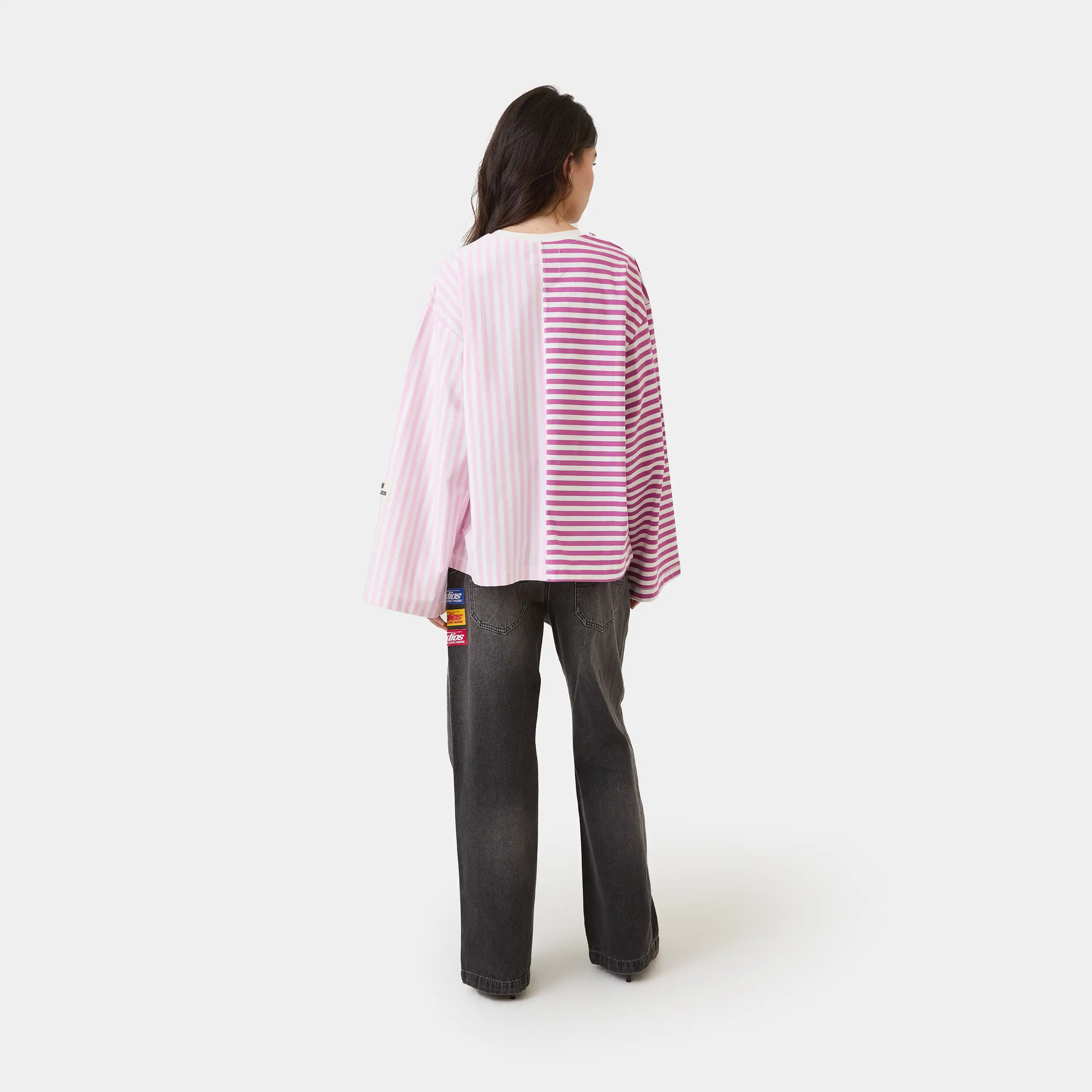 Roguish Fucsia Striped Long Sleeve