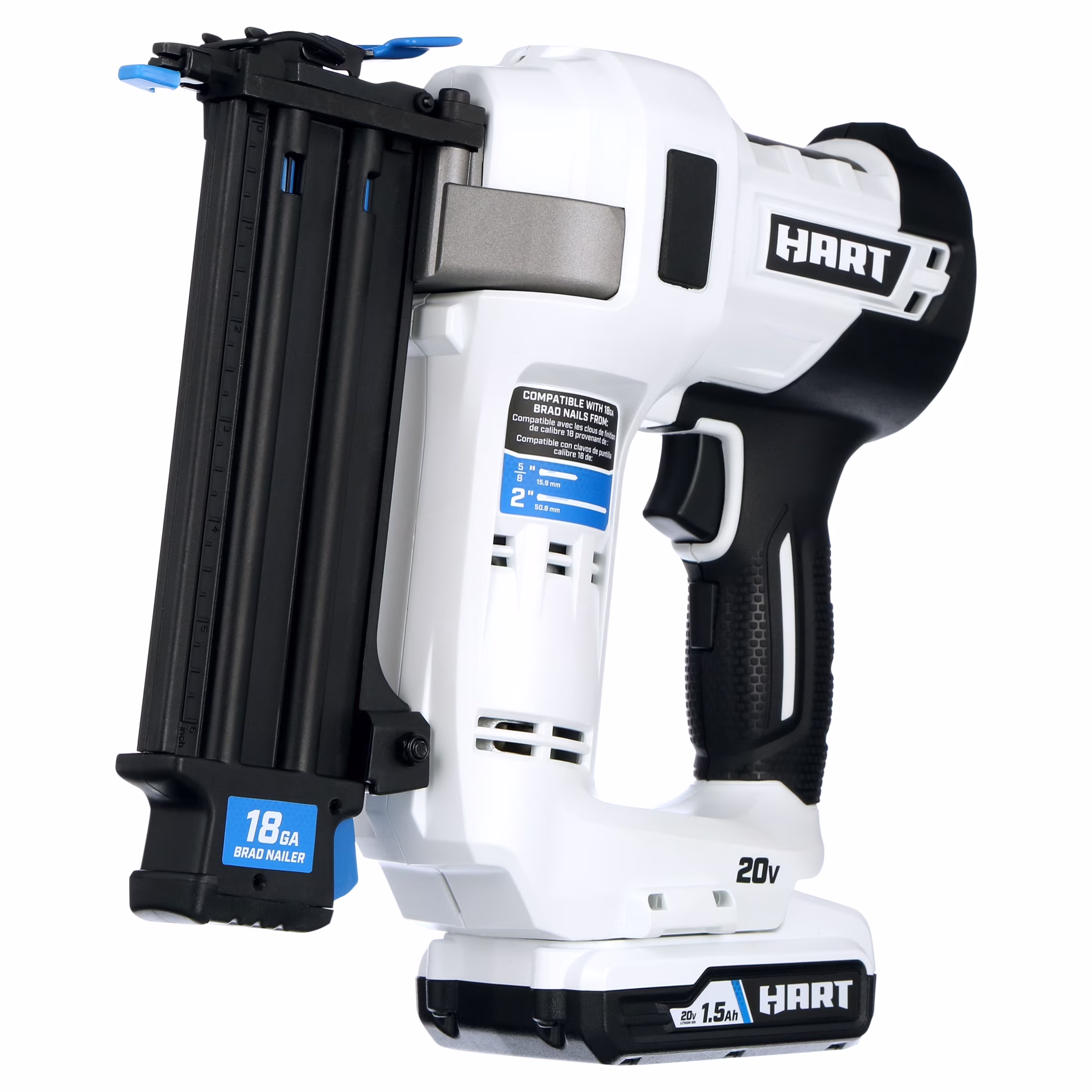 HART 20-Volt Brad Nailer Kit & Brad Nails